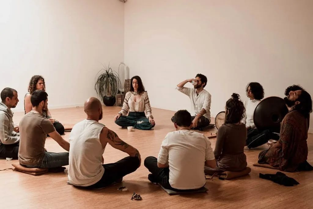 Terapeutisk ceremoni med magiska svampar i Barcelona, Spanien