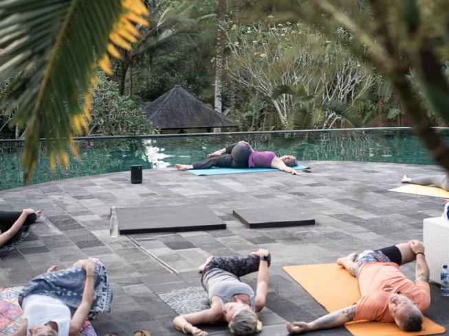 5 dagars lyxig retreat med tropisk regnskog, yoga och välmående på Bali