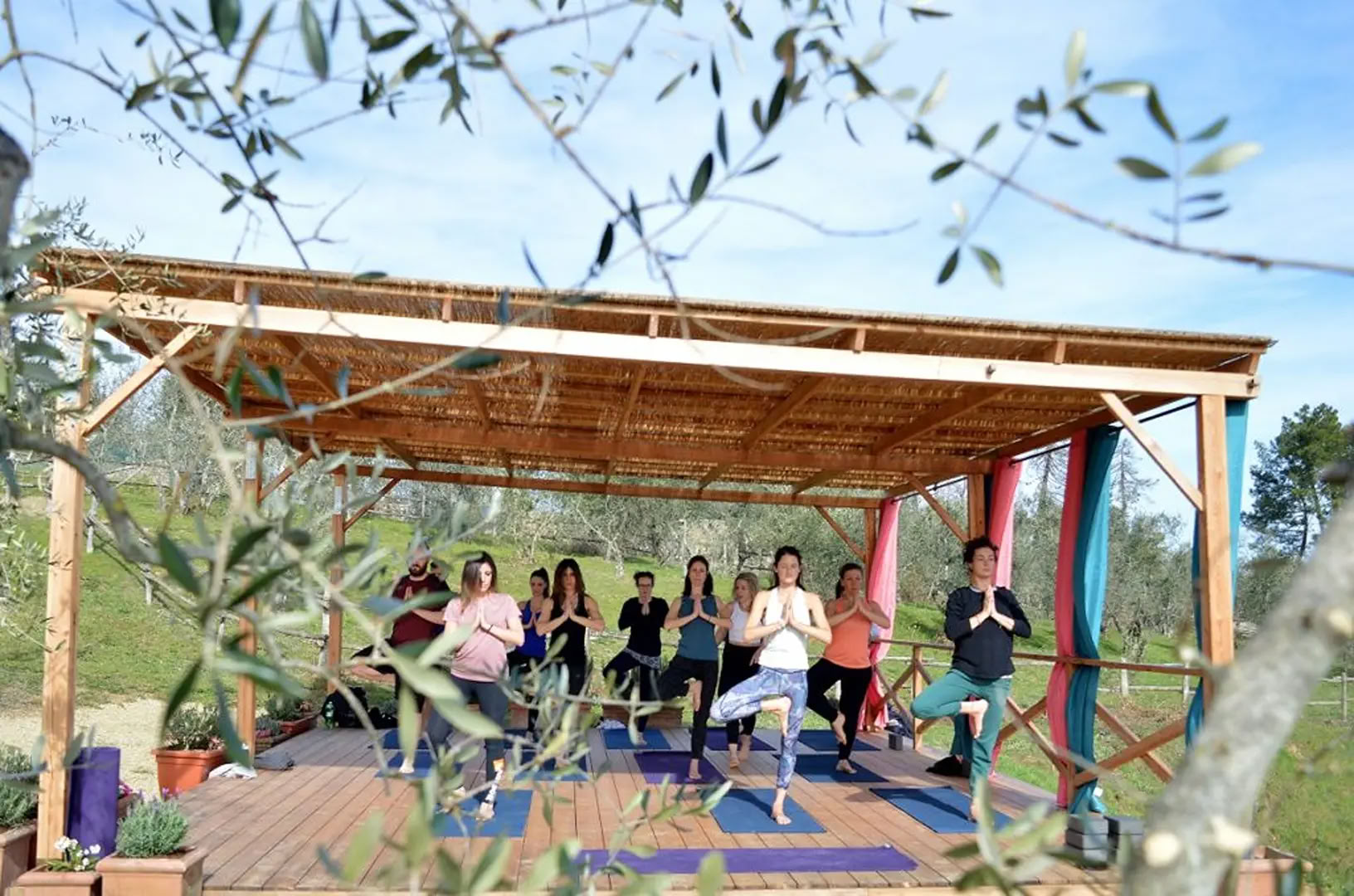 5-dagars nybörjar-yogaoch kulturretreat i Toscana, Italien