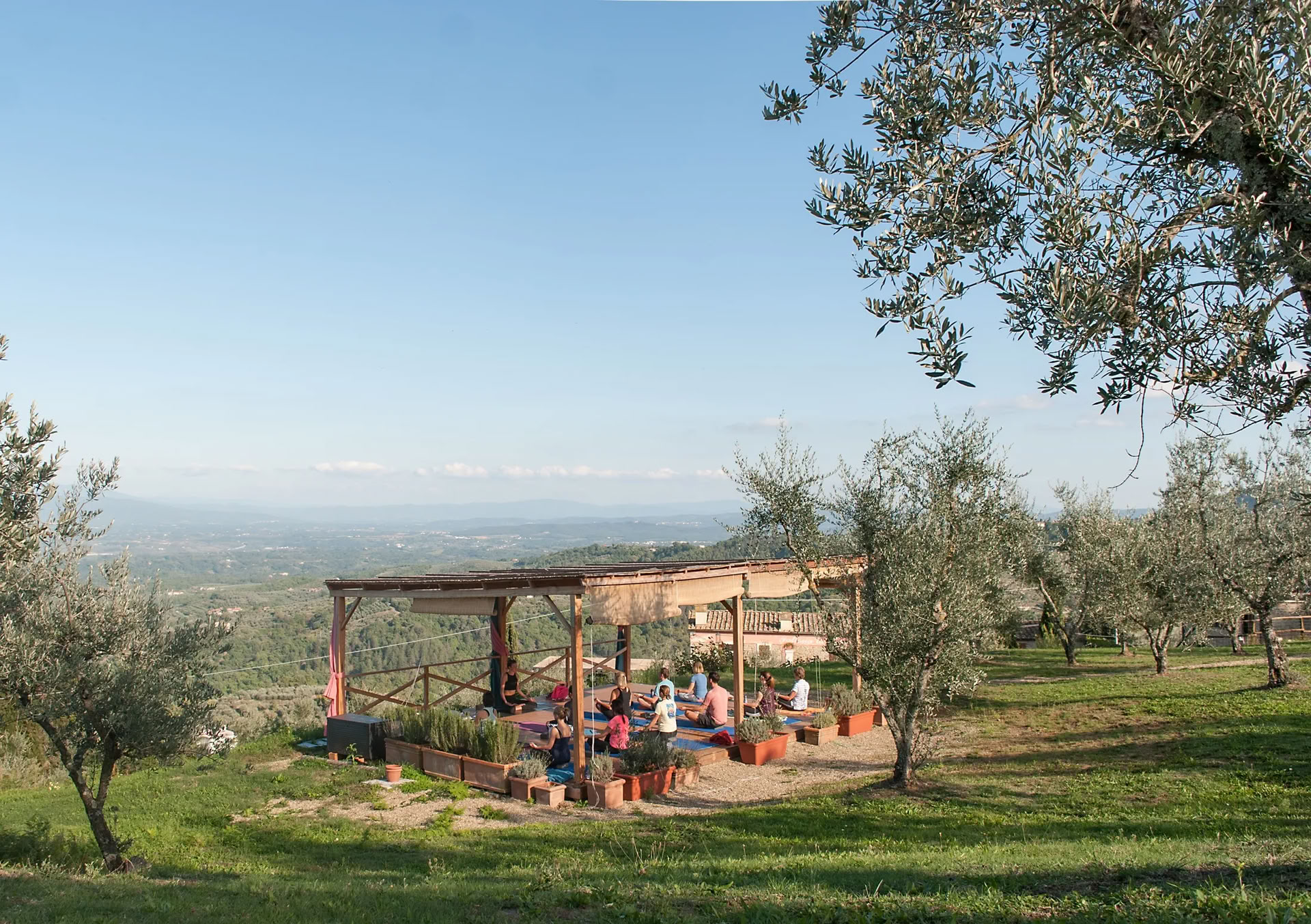 5-dagars nybörjar-yogaoch kulturretreat i Toscana, Italien