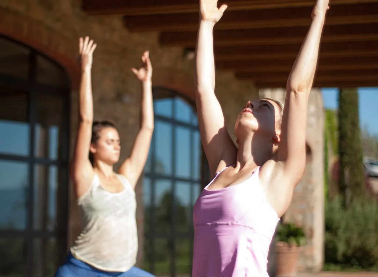 Yoga- och träningsretreat i Toscana