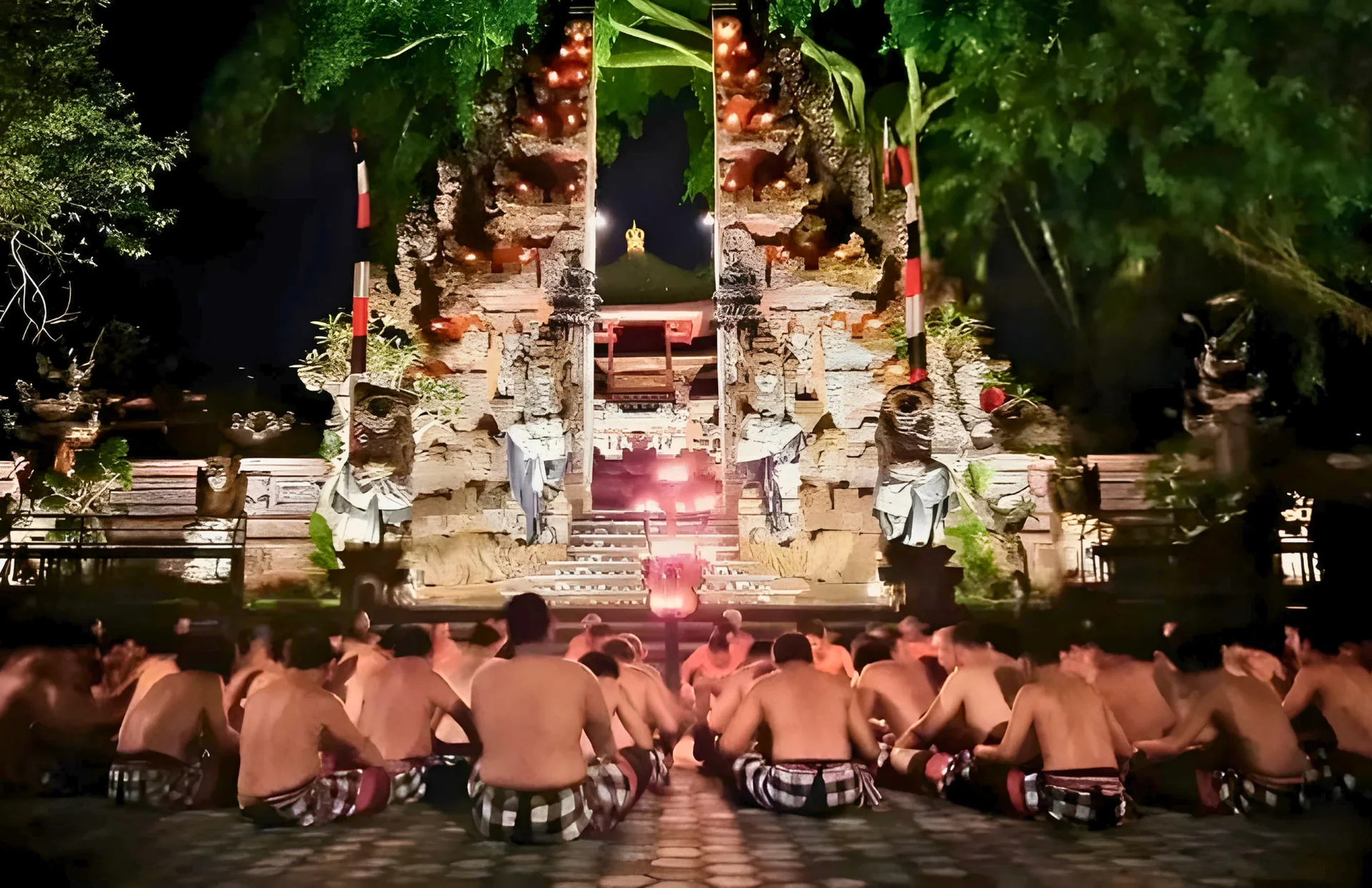 Elddans i templet