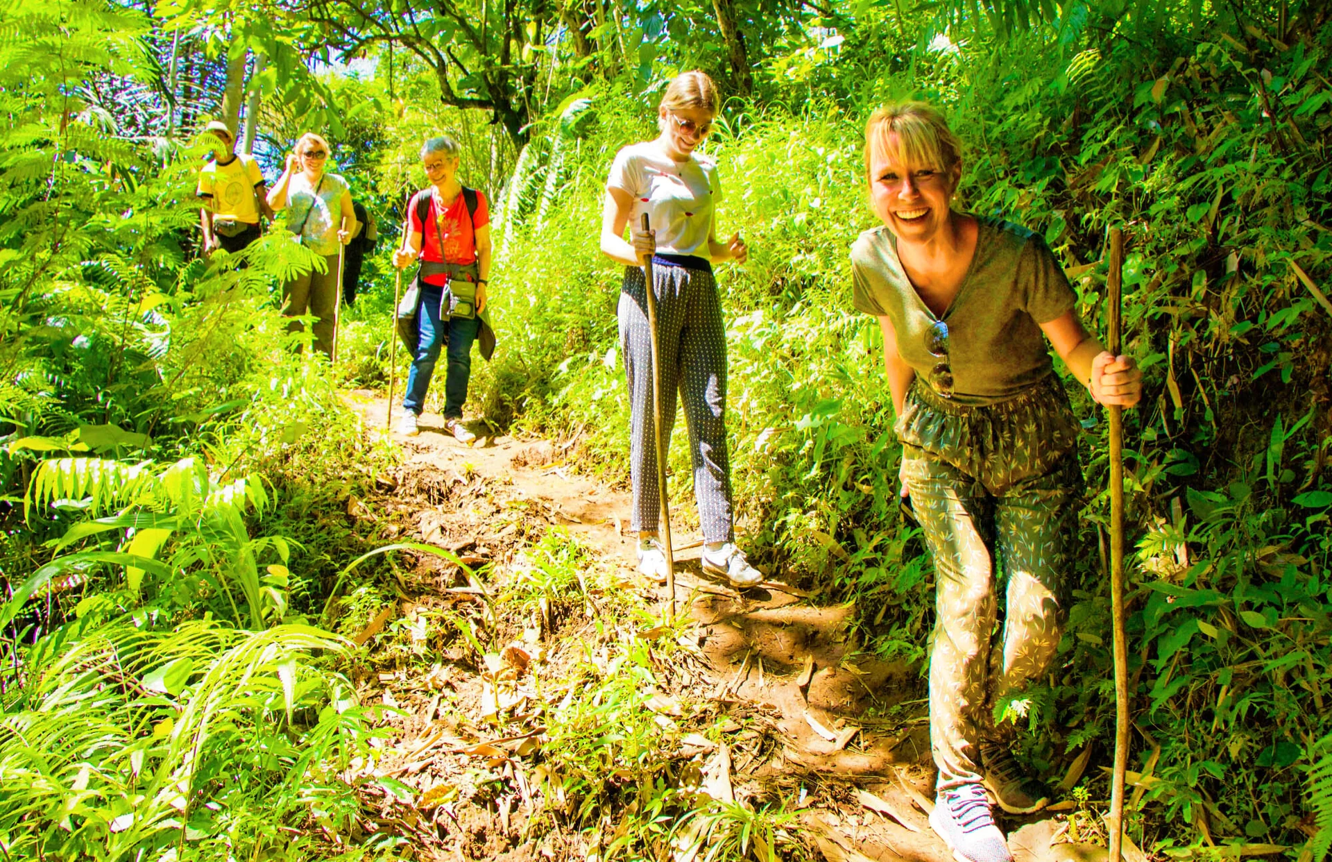 Zen-trekking och upptäckten av vattenfall