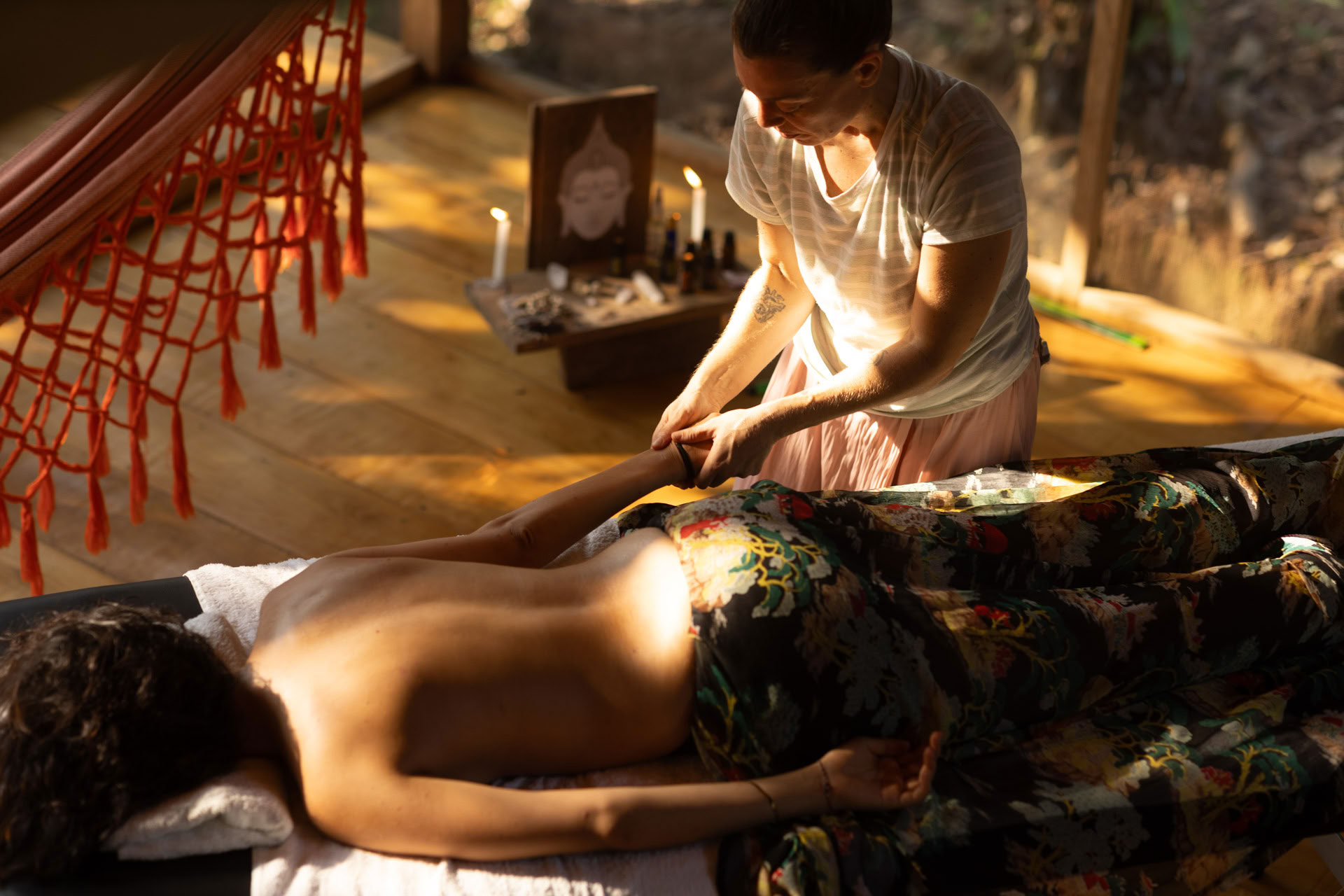 Öppen ayahuasca-retreat