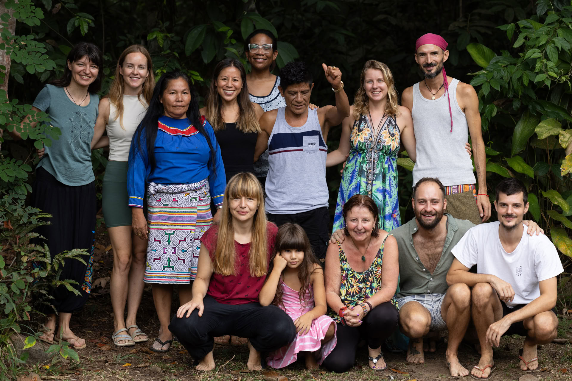 Öppen ayahuasca-retreat