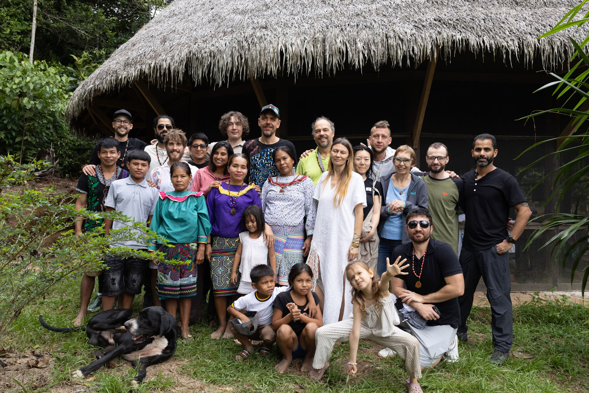Öppen ayahuasca-retreat