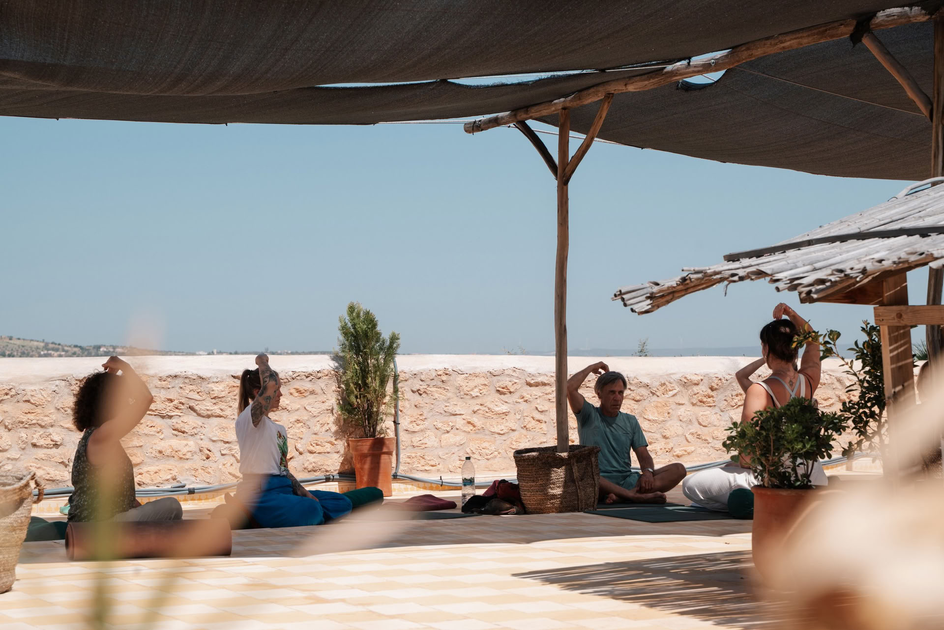 Matlagnings- och yogaretreat