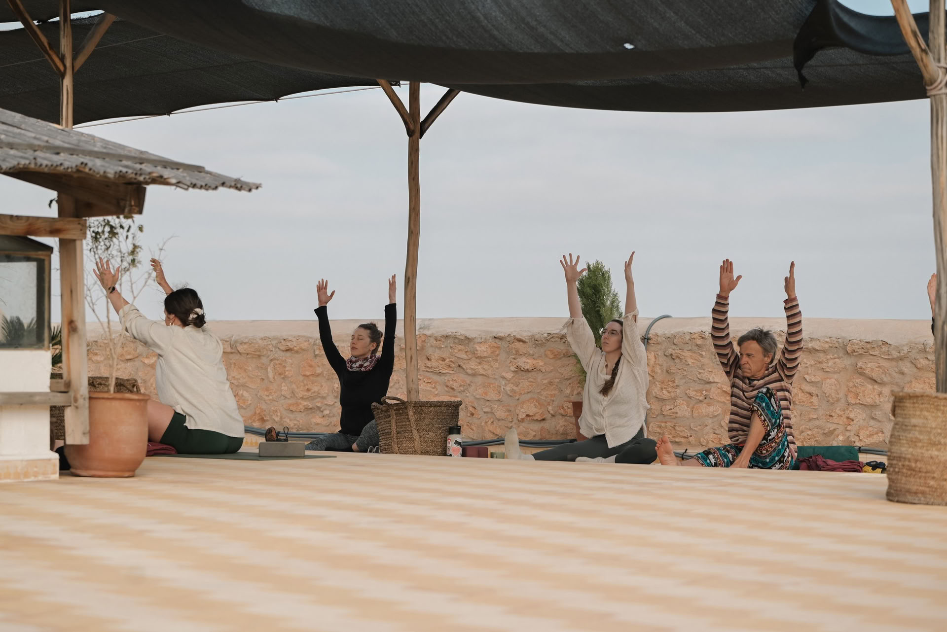 Matlagnings- och yogaretreat