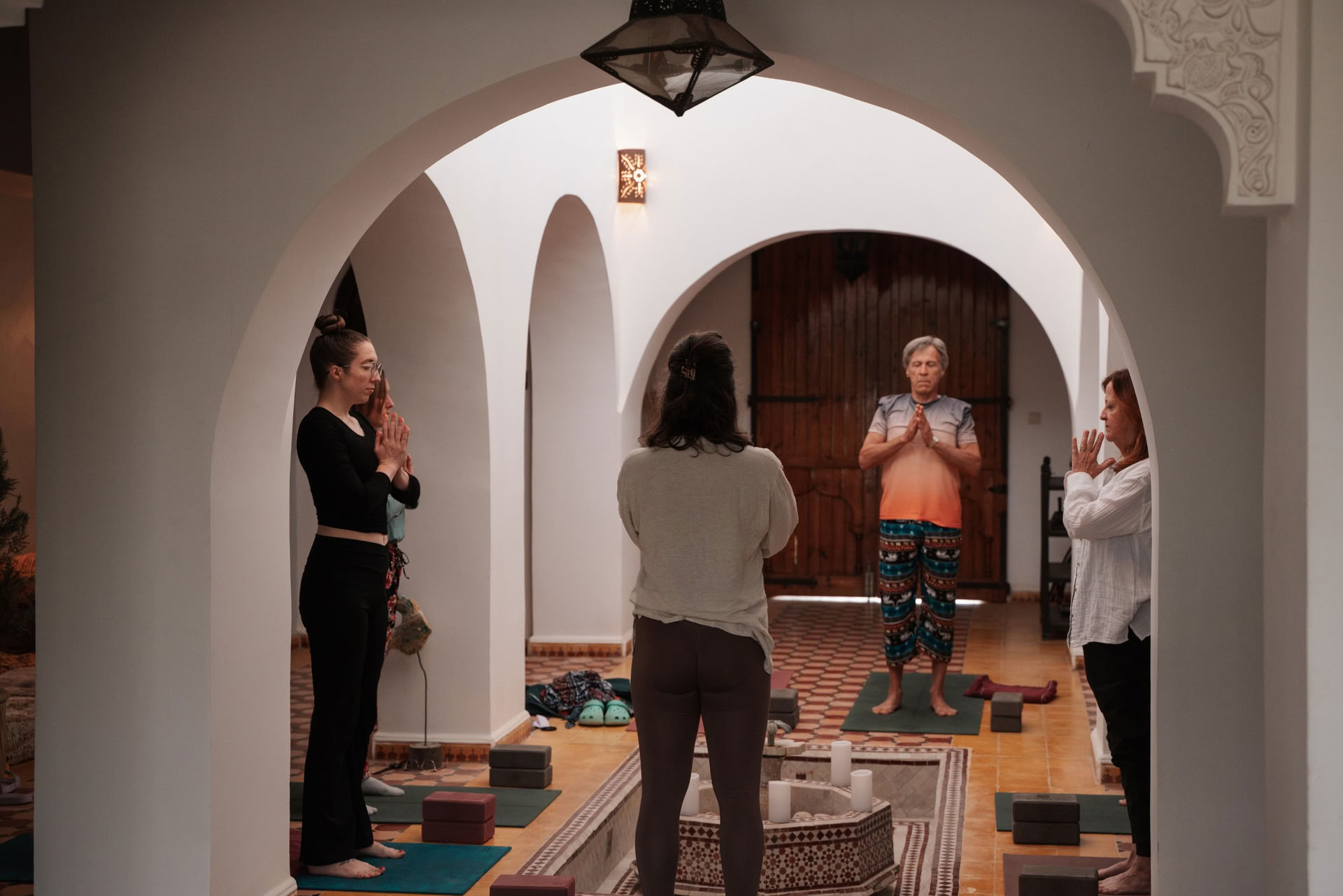Matlagnings- och yogaretreat