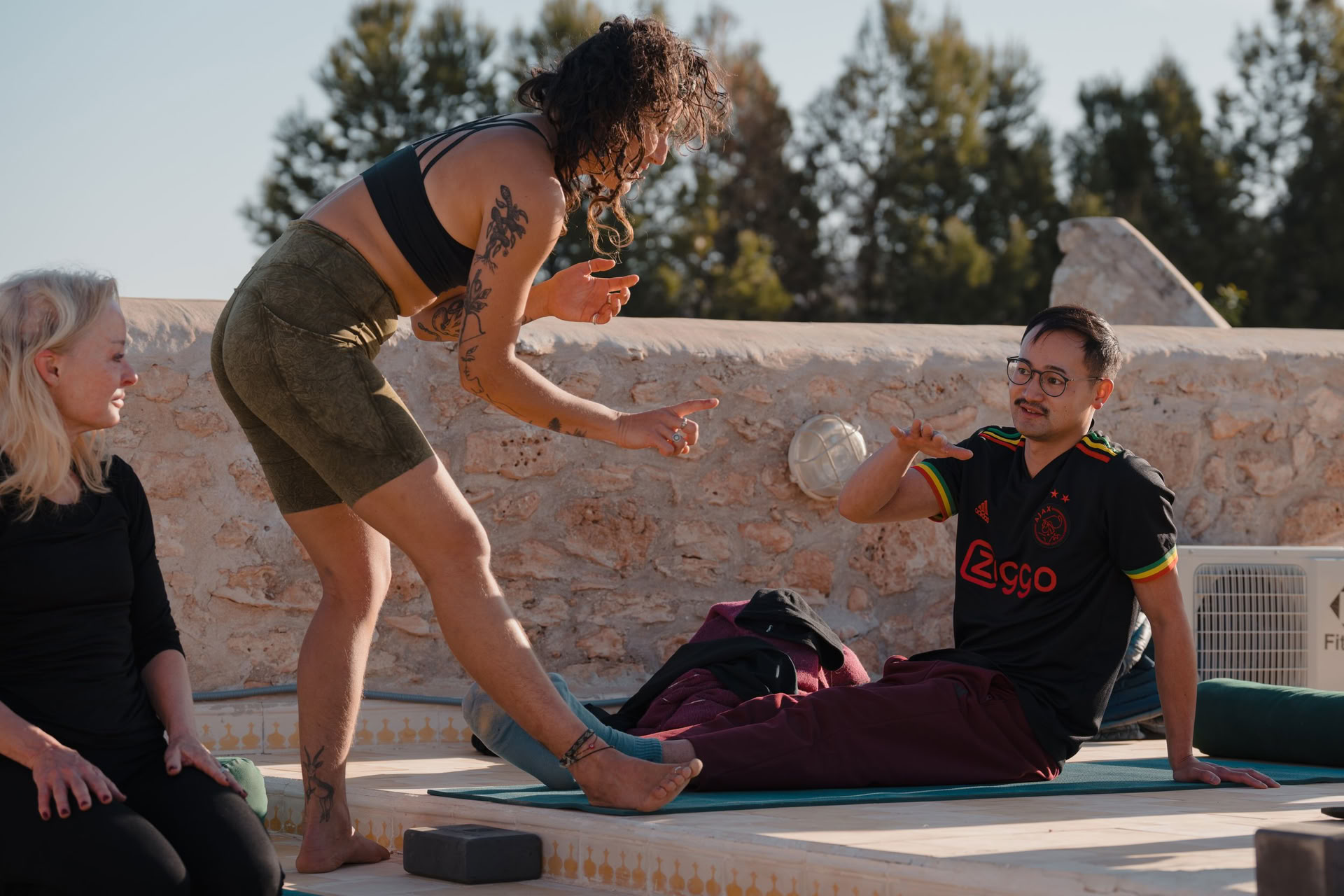Inspirerande AcroYoga-retreat