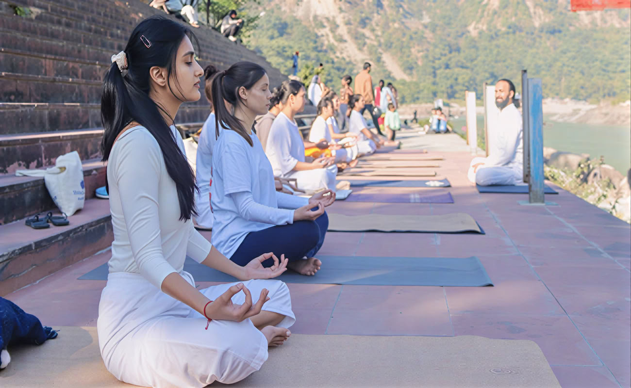 7 dagars yoga- och meditationsretreat i Rishikesh