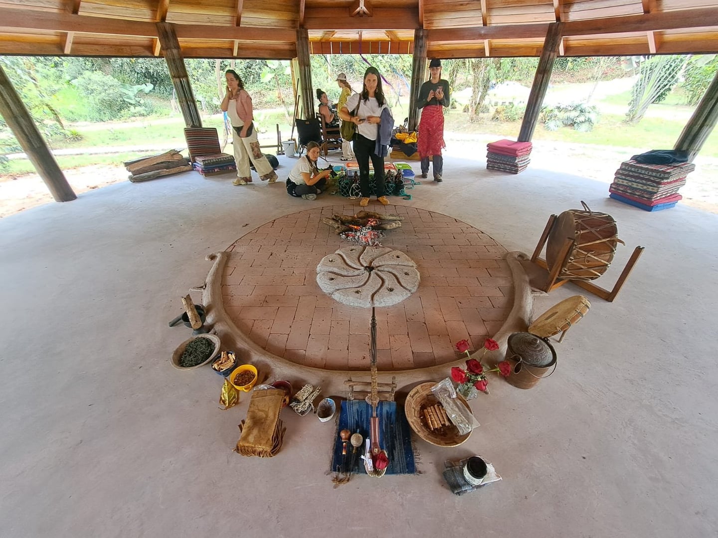 San Pedro-temazkalceremoni på Hayulima naturreservat