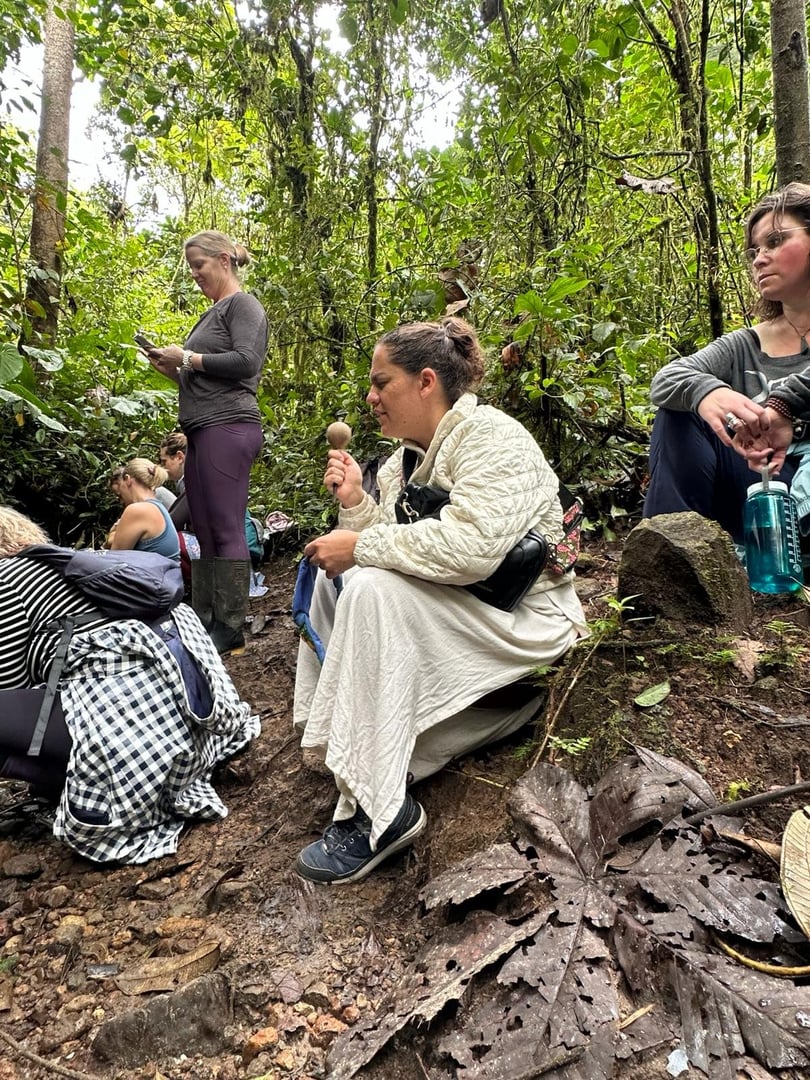 San Pedro-temazkalceremoni på Hayulima naturreservat
