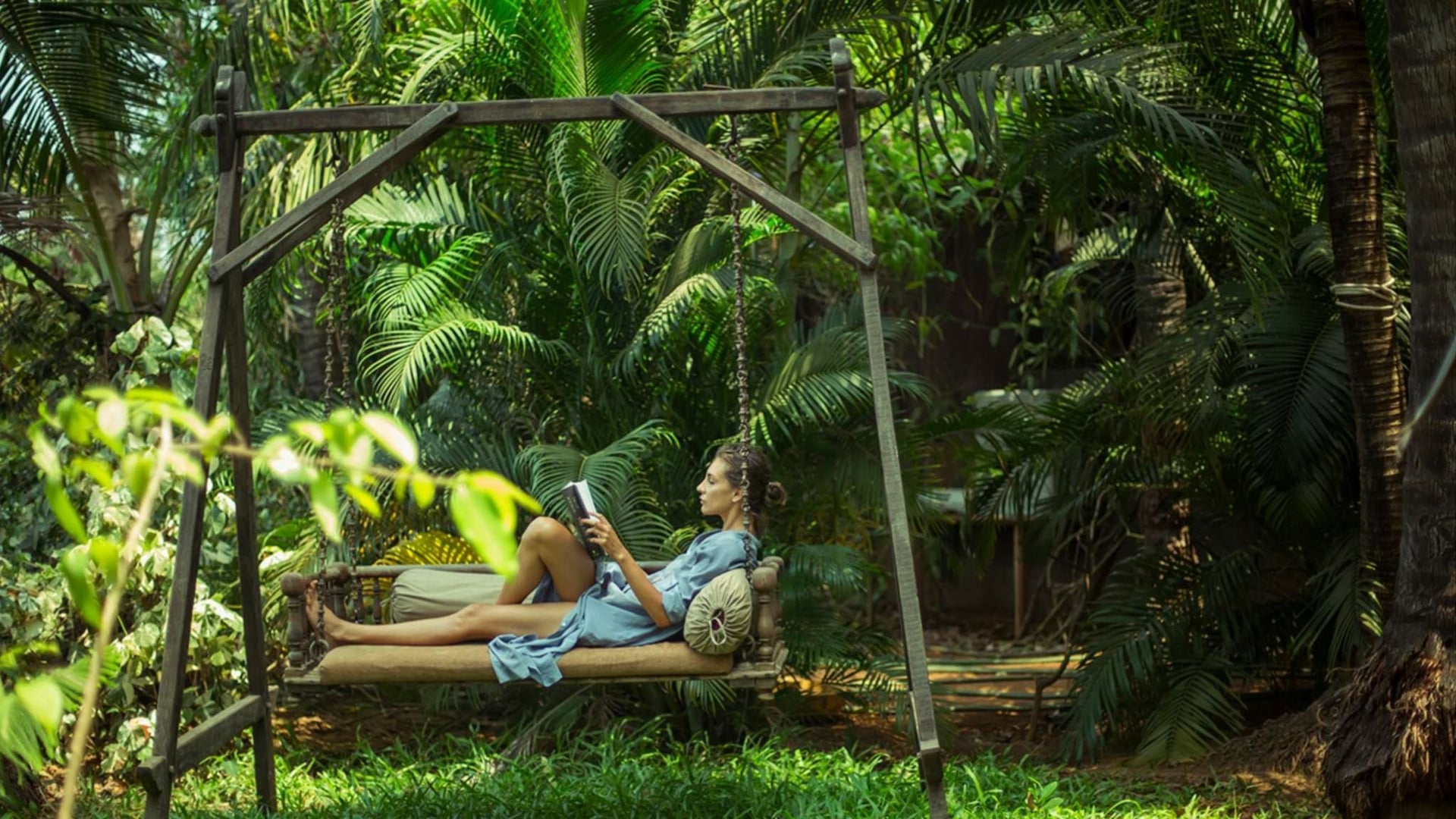 Yoga-retreat i eld och nektar i Goa, Indien