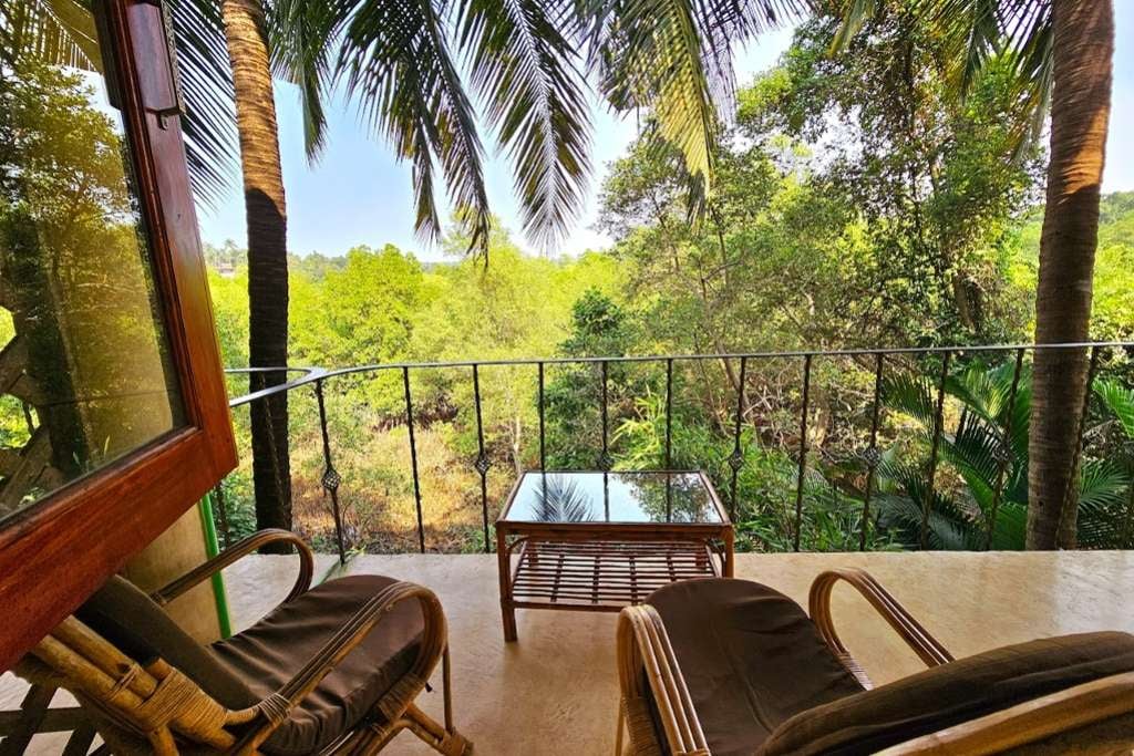 Yoga-retreat i eld och nektar i Goa, Indien