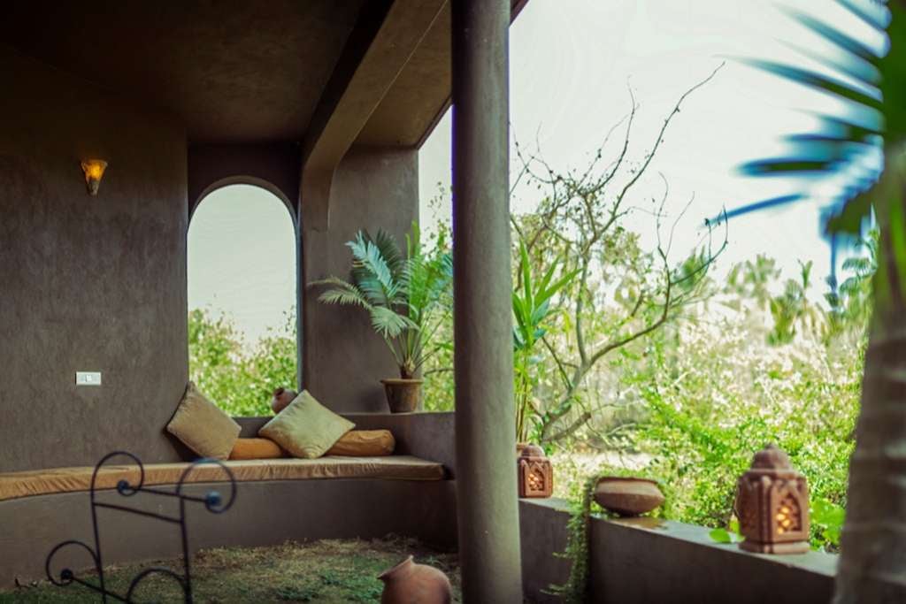 Yoga-retreat i eld och nektar i Goa, Indien
