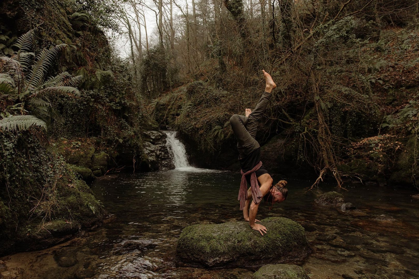 Yoga, kallt vatten och andning