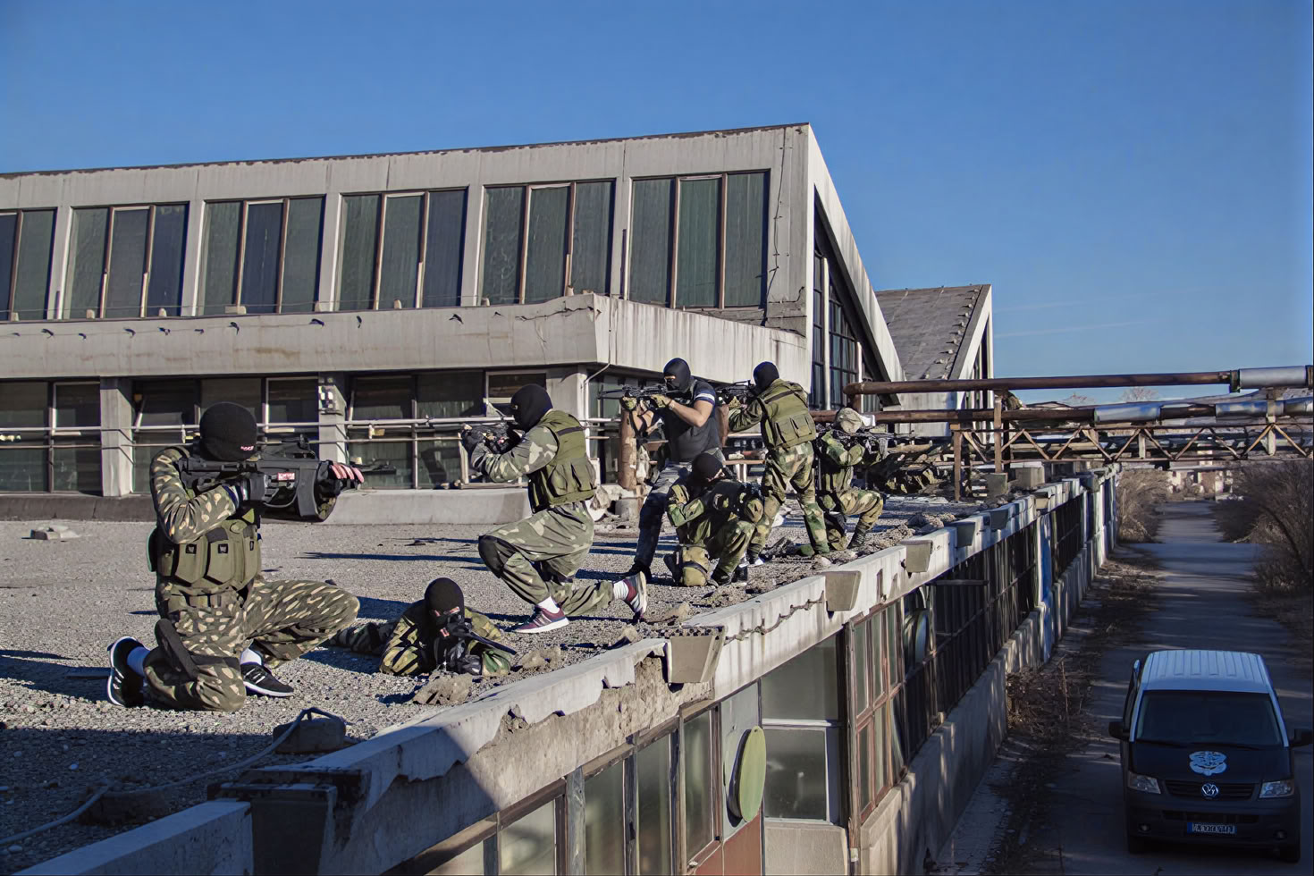 Paintball och rundtur till Njegoš mausoleum