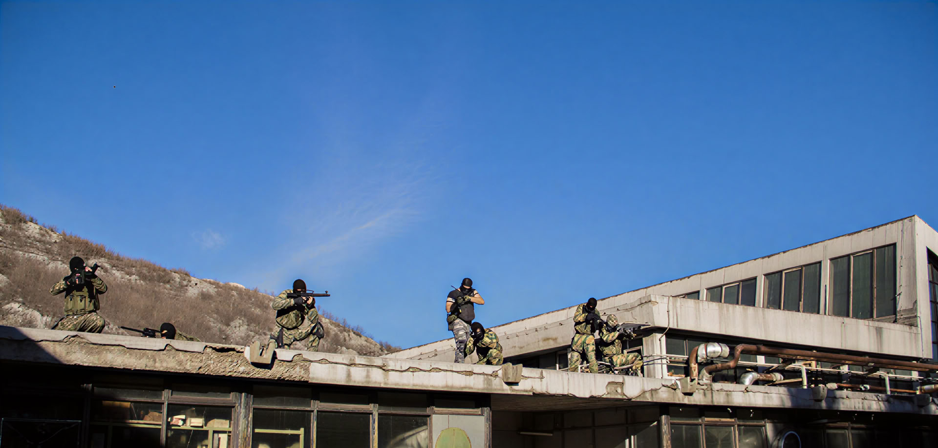 Paintball och rundtur till Njegoš mausoleum