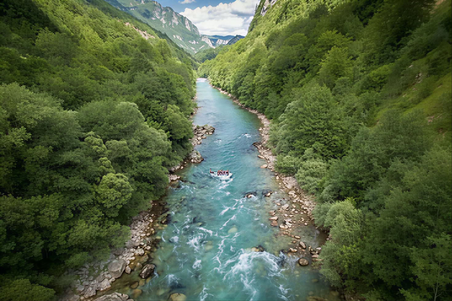 Cykla i norra Montenegro