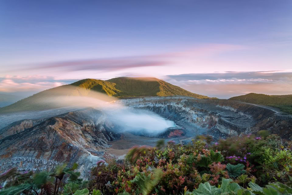 Kombiturné: Poás-vulkanens nationalpark – Doka-kaffeturné – La Paz-vattenfallsträdgårdarna