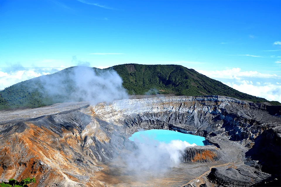 Kombiturné: Poás-vulkanens nationalpark – Doka-kaffeturné – La Paz-vattenfallsträdgårdarna