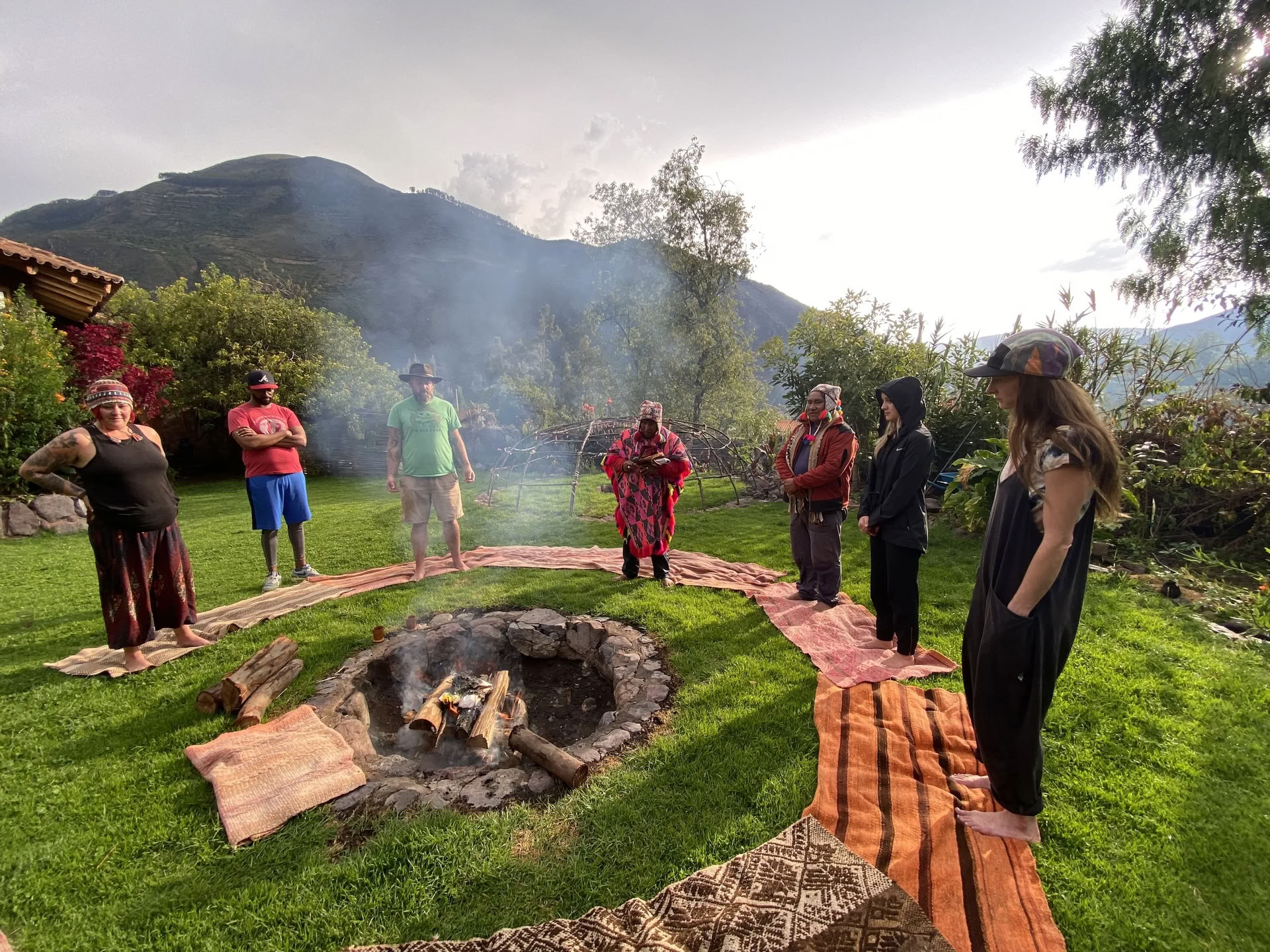 Kvinnors ayahuasca-retreat