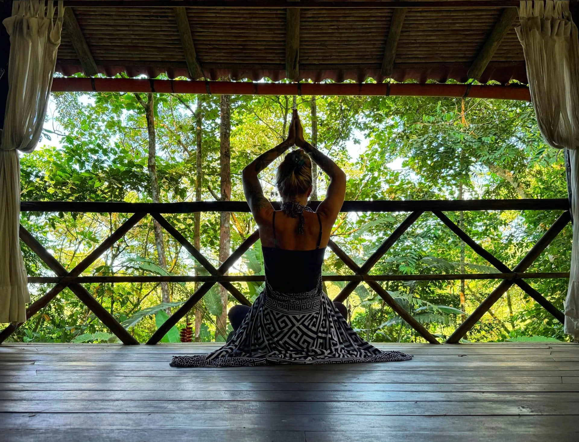 Ayahuasca-retreat i Amazonas regnskog