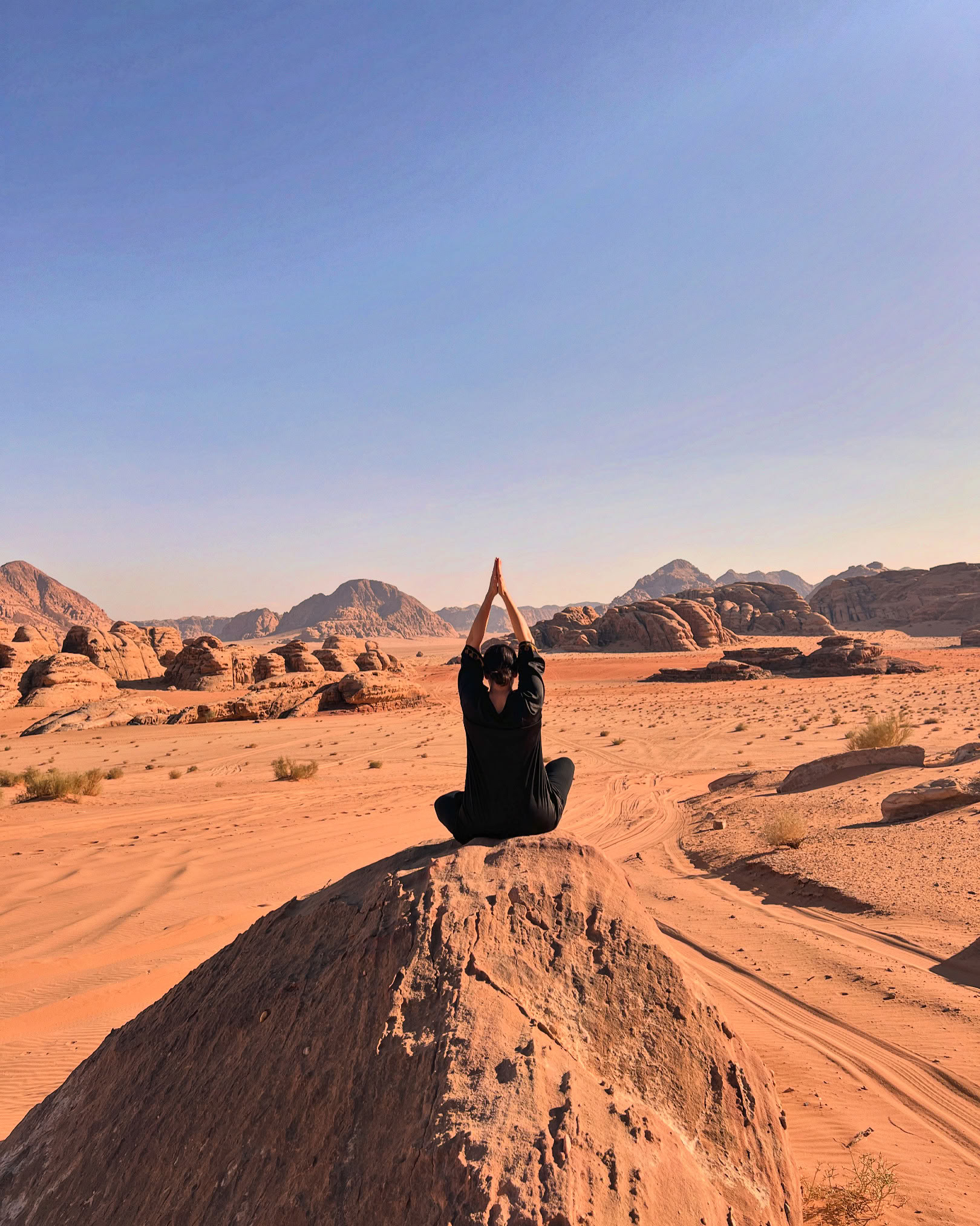 Karmabefrielsens retreat i Wadi Rum och Petra