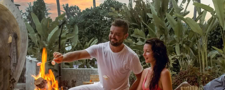 2-dagars romantisk smekmånads-tantra-retreat