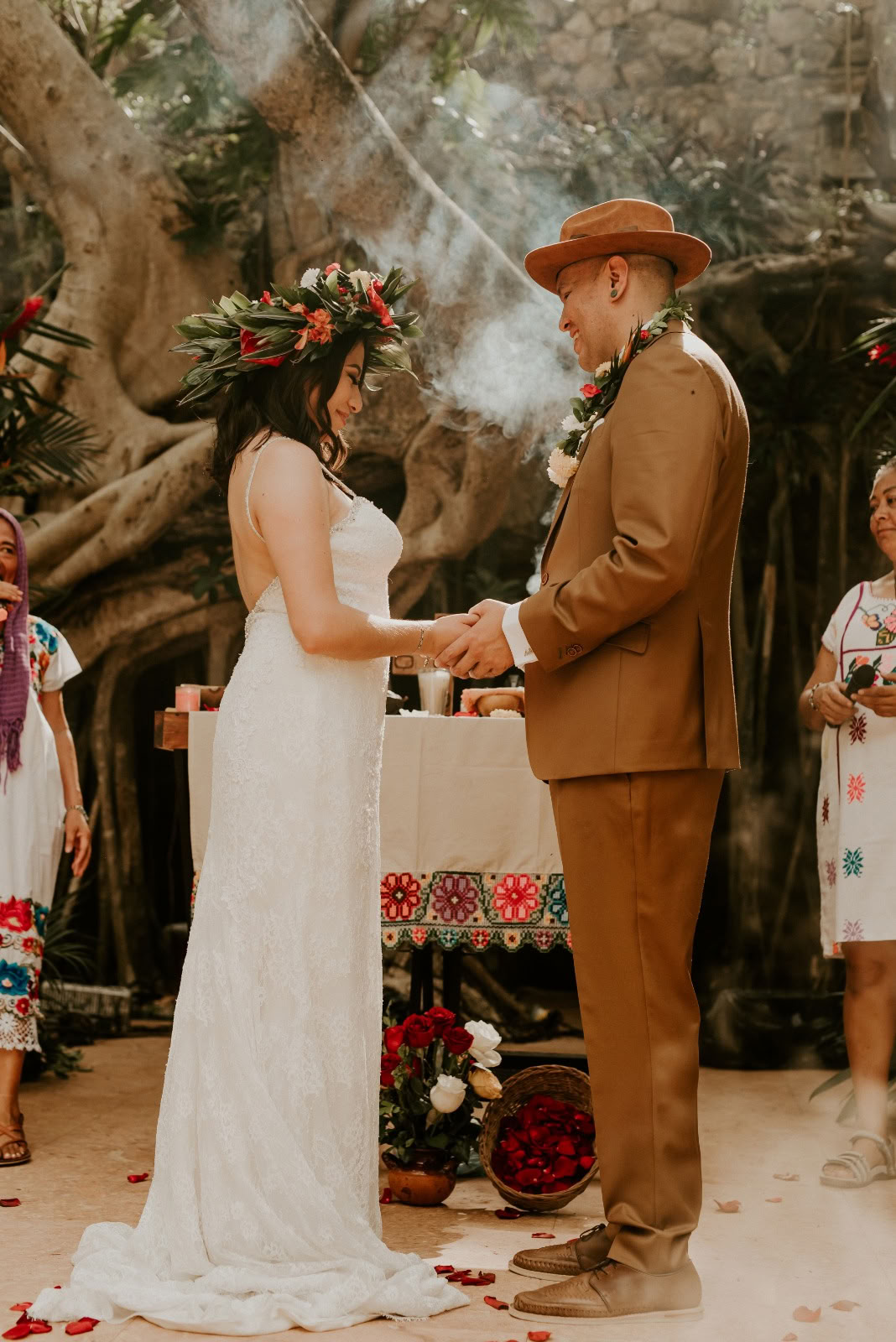 Traditionell mayansk äktenskapsceremoni