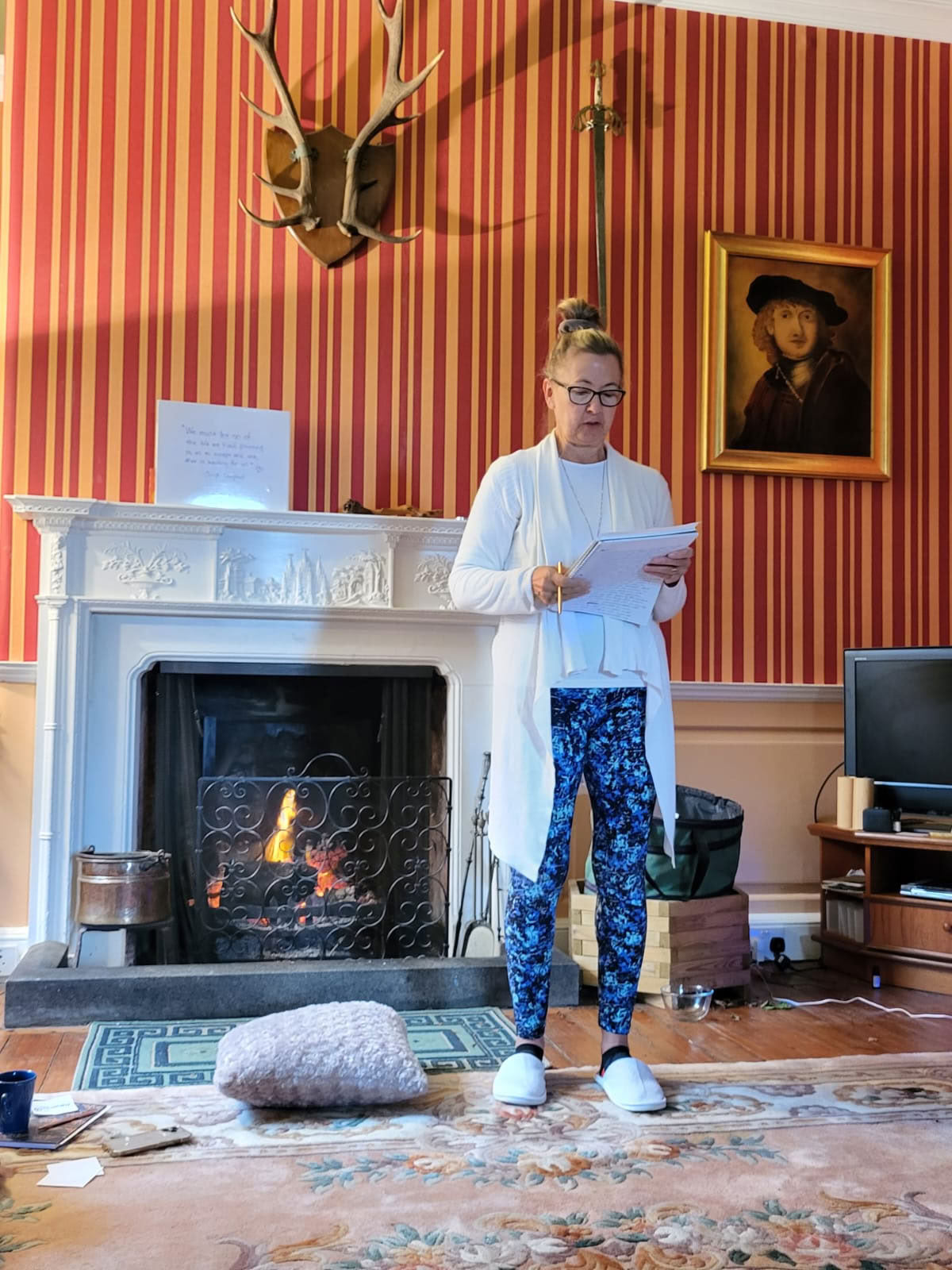 Kreativt skrivande- och yogaretreat för kvinnor på skotskt slott