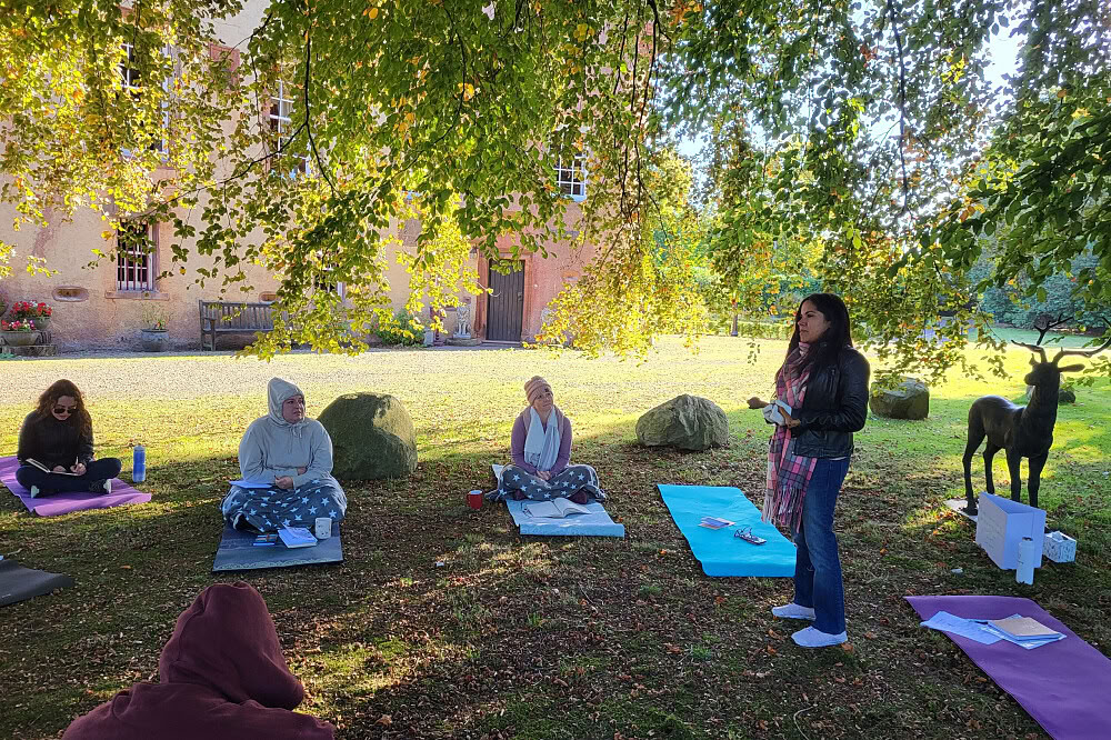 Kreativt skrivande- och yogaretreat för kvinnor på skotskt slott