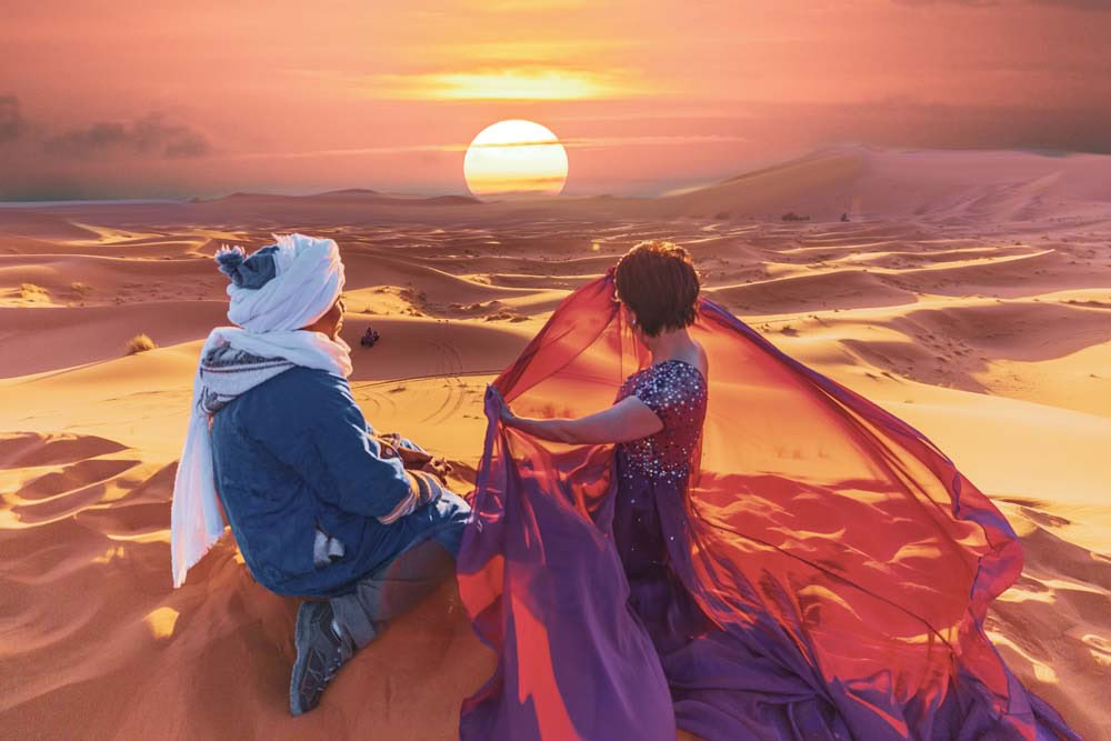 3-dagars rundtur från Marrakesh till Fes via Merzouga