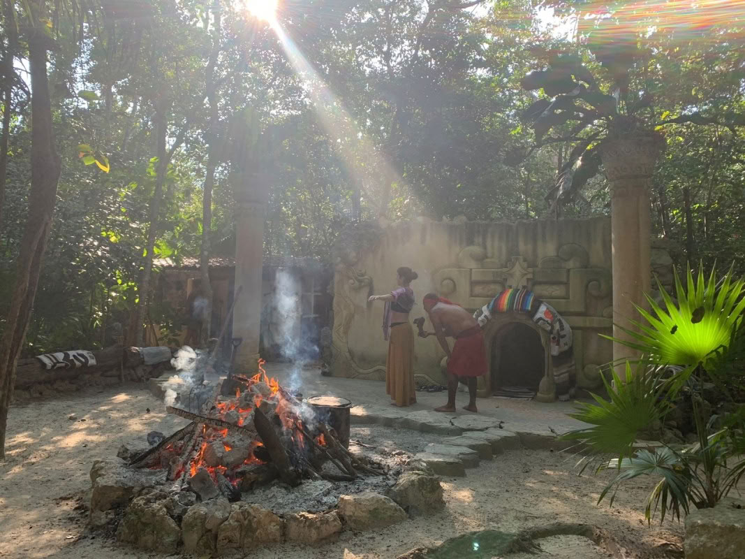 Privat temazcal och synkroniserad parmassage