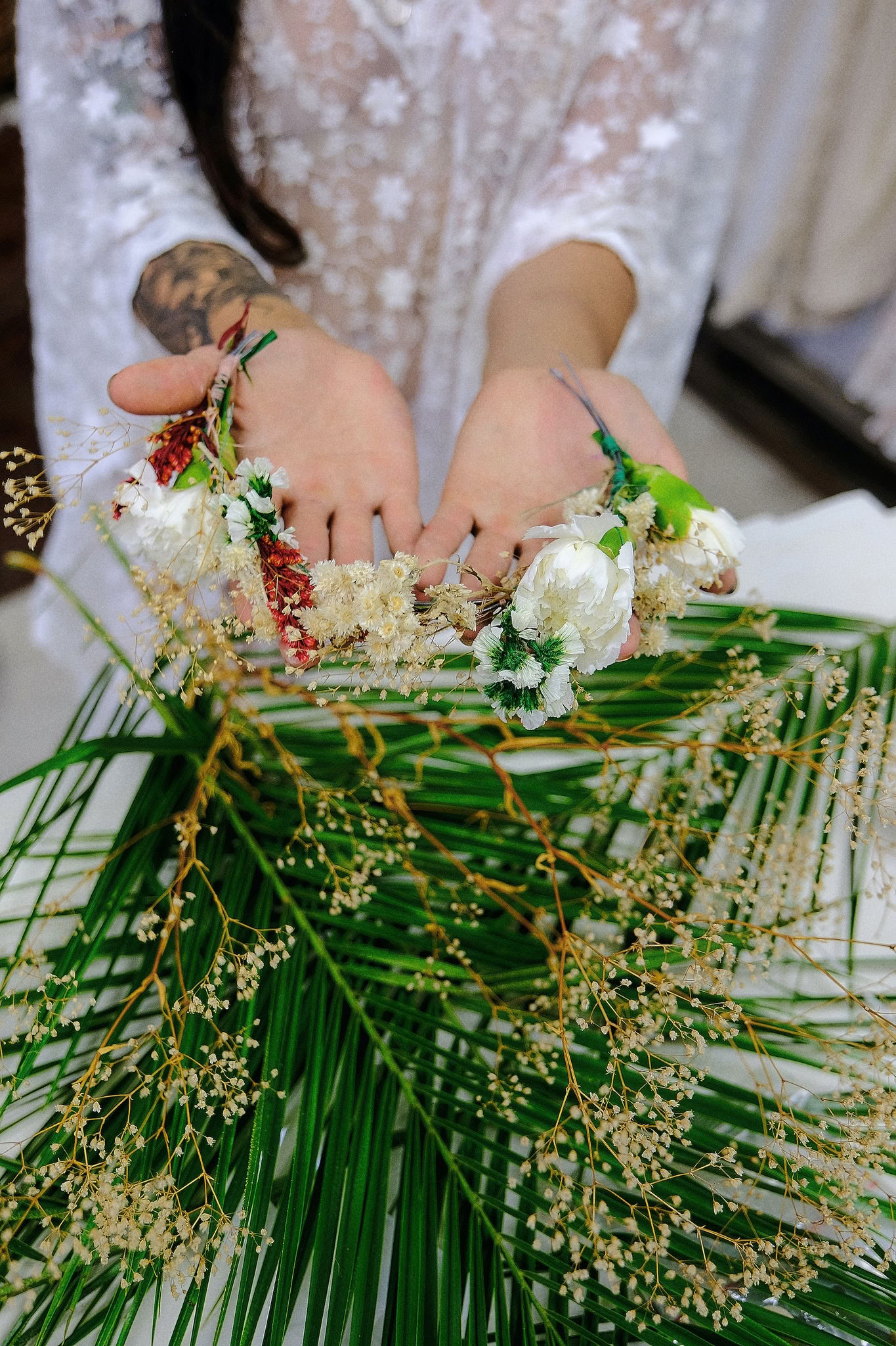 Workshop i blomsterkransar - Palm Springs