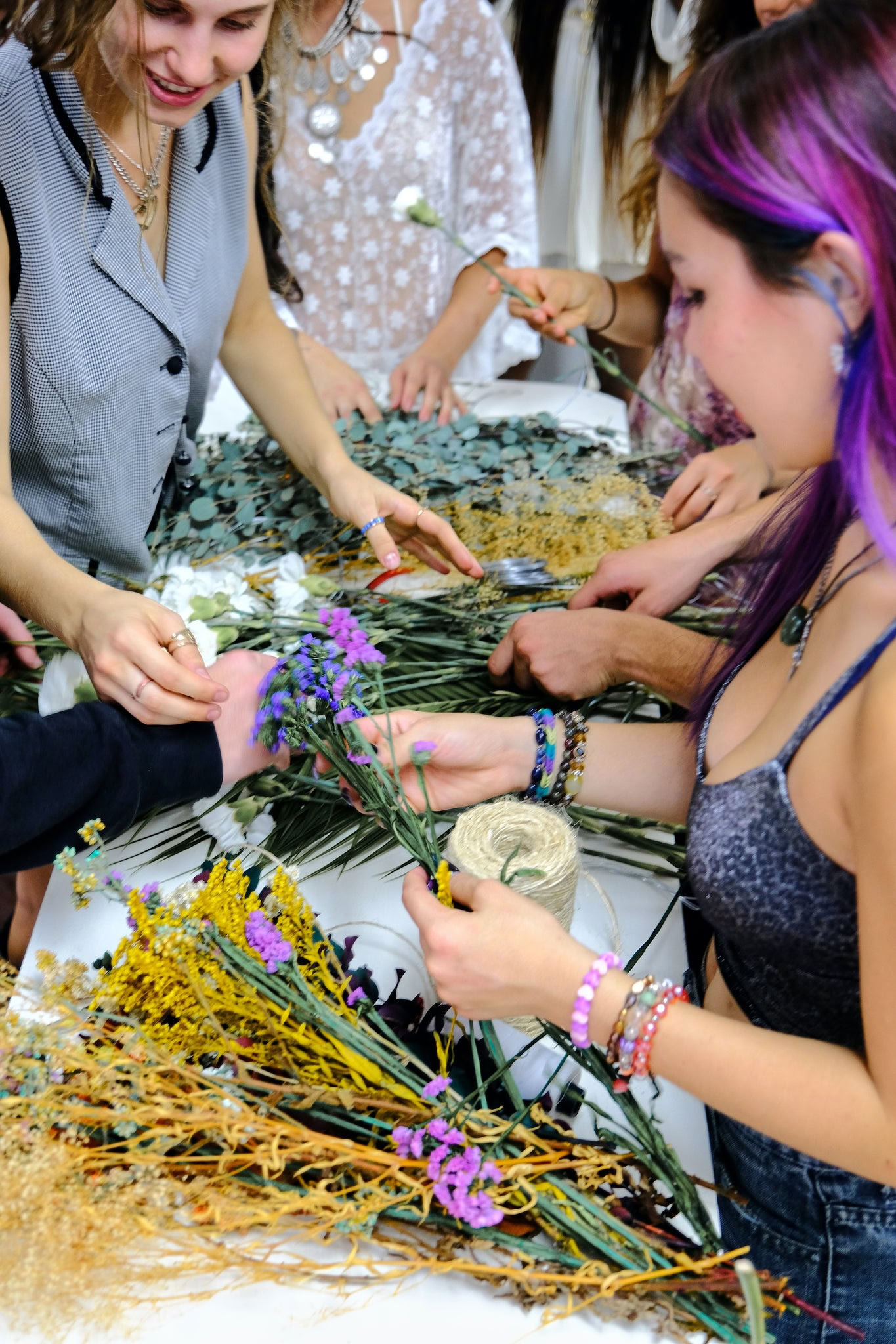 Workshop i blomsterkransar - Palm Springs