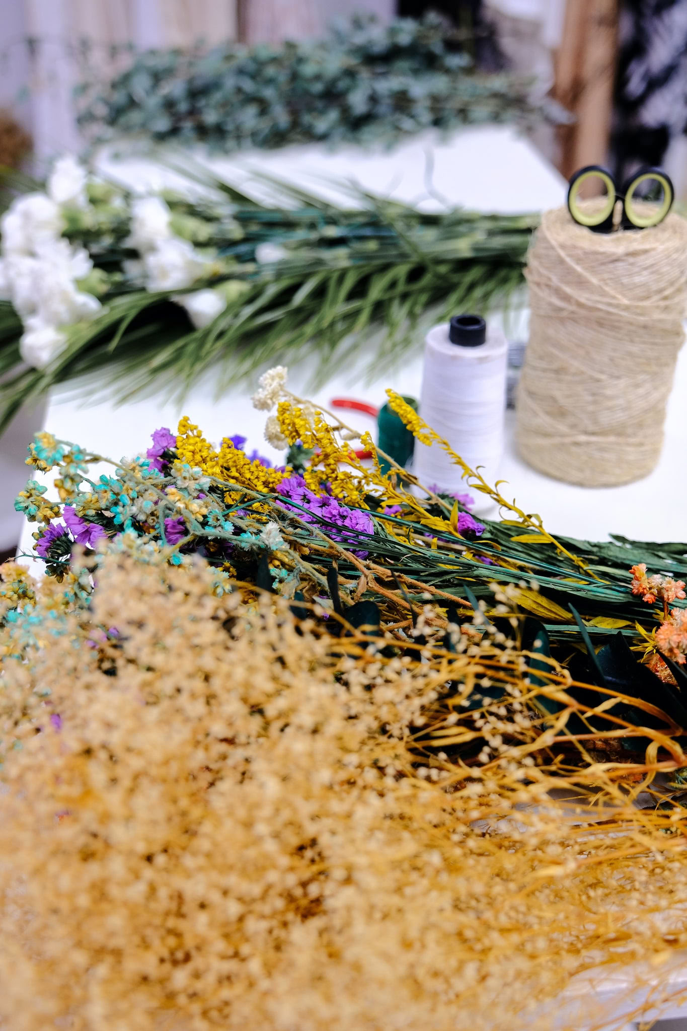 Workshop i blomsterkransar - Palm Springs