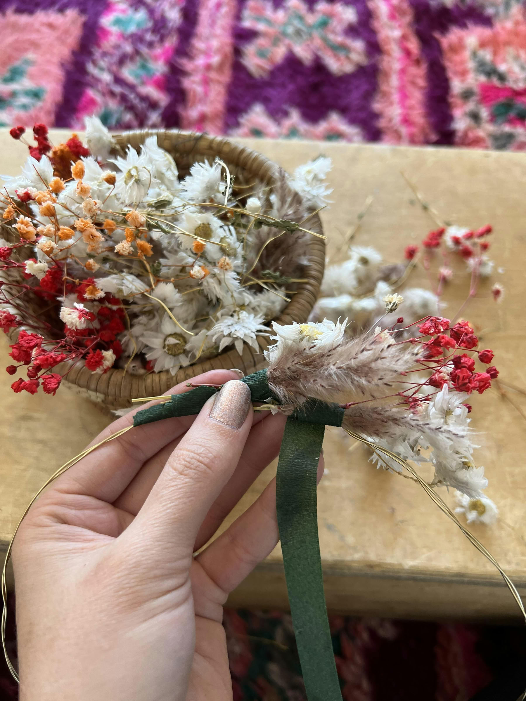 Workshop i blomsterkransar - Palm Springs