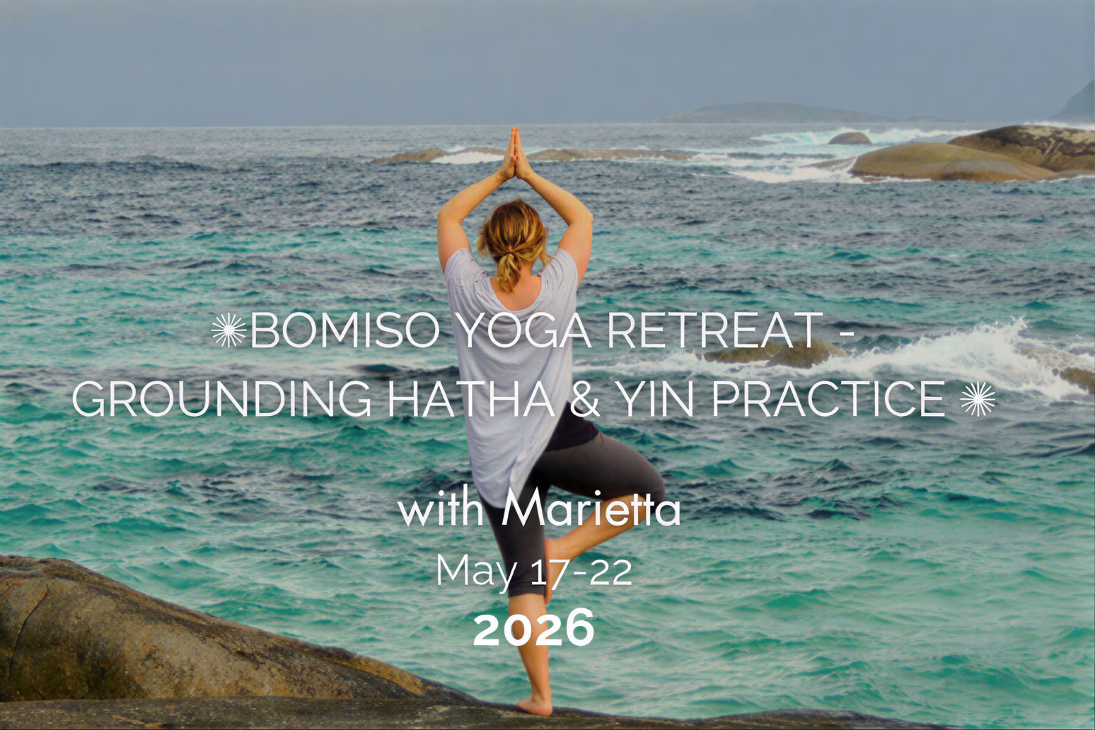 BOMISO Yoga-retreat – jordande Hatha- och Yin-praktik