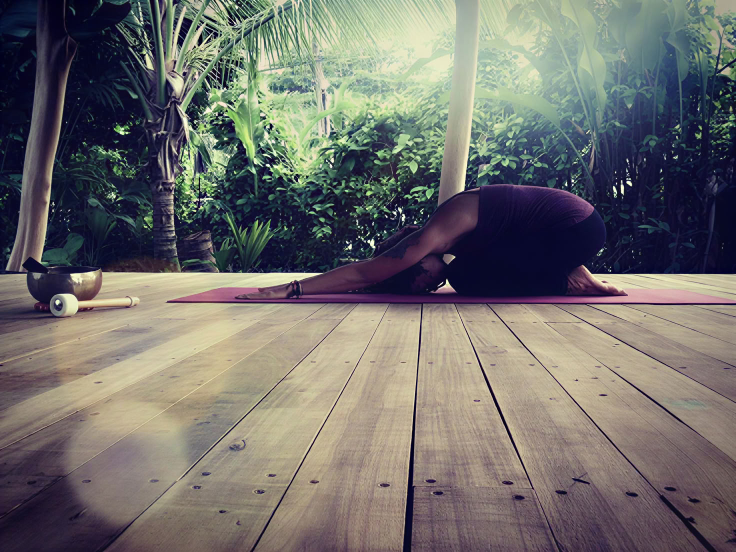 Yoga, andningsövningar och Bachblomsretreat