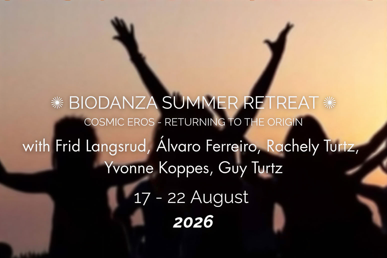 Biodanza sommarretreat