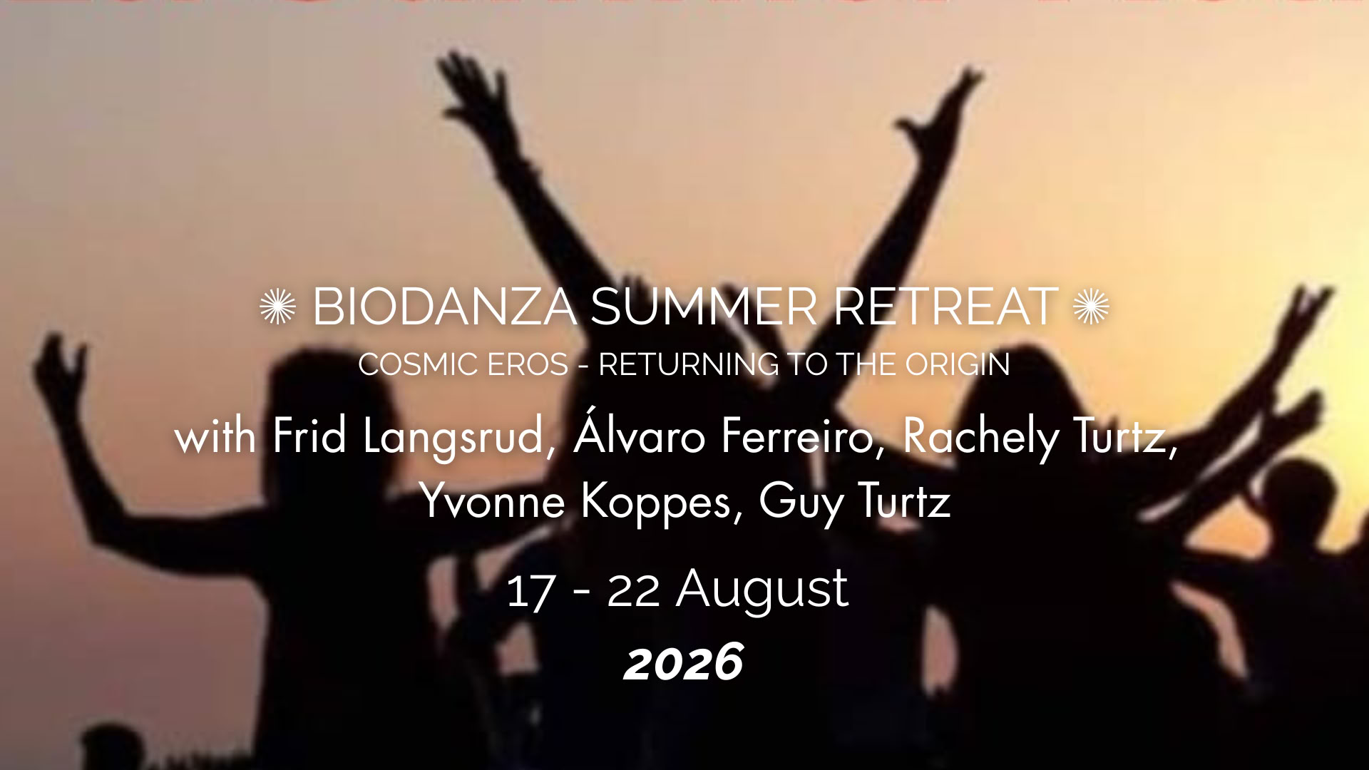 Biodanza sommarretreat