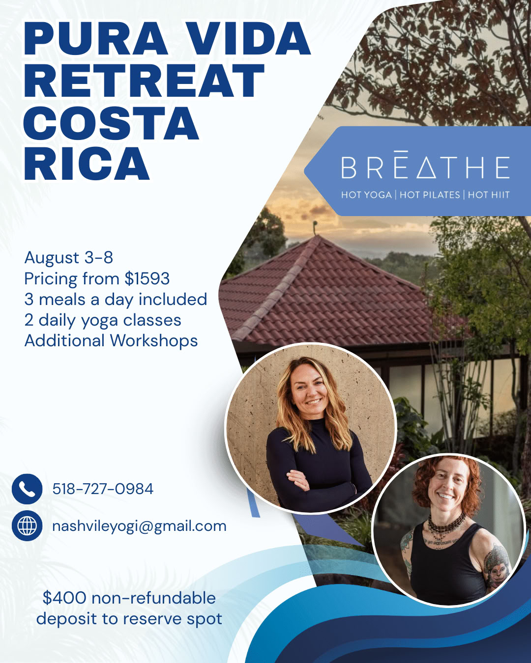 Yoga- och pilatesretreat i Costa Rica med Good Society Club
