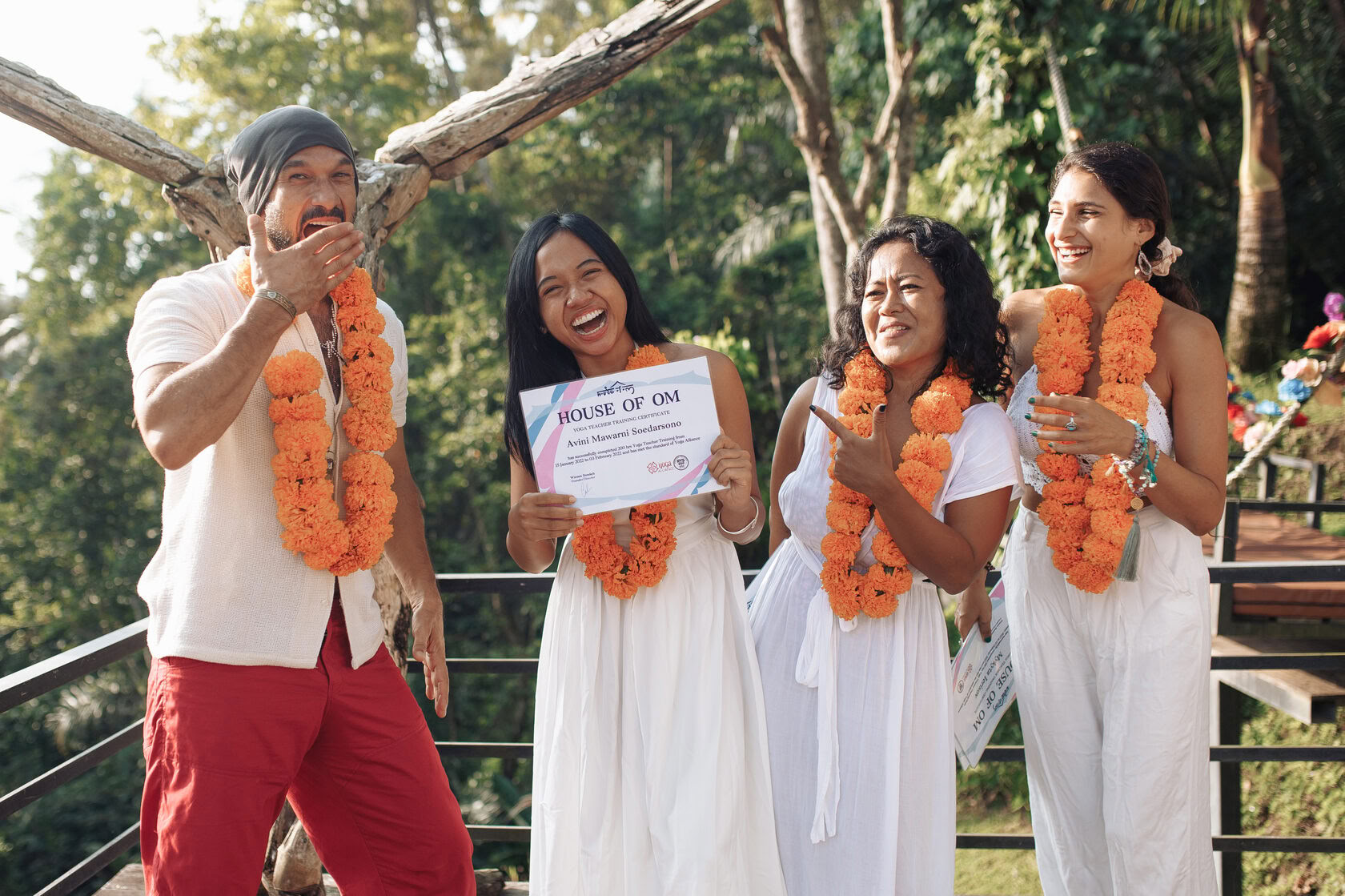 200 timmars yogalärarutbildning på Bali, Amertham