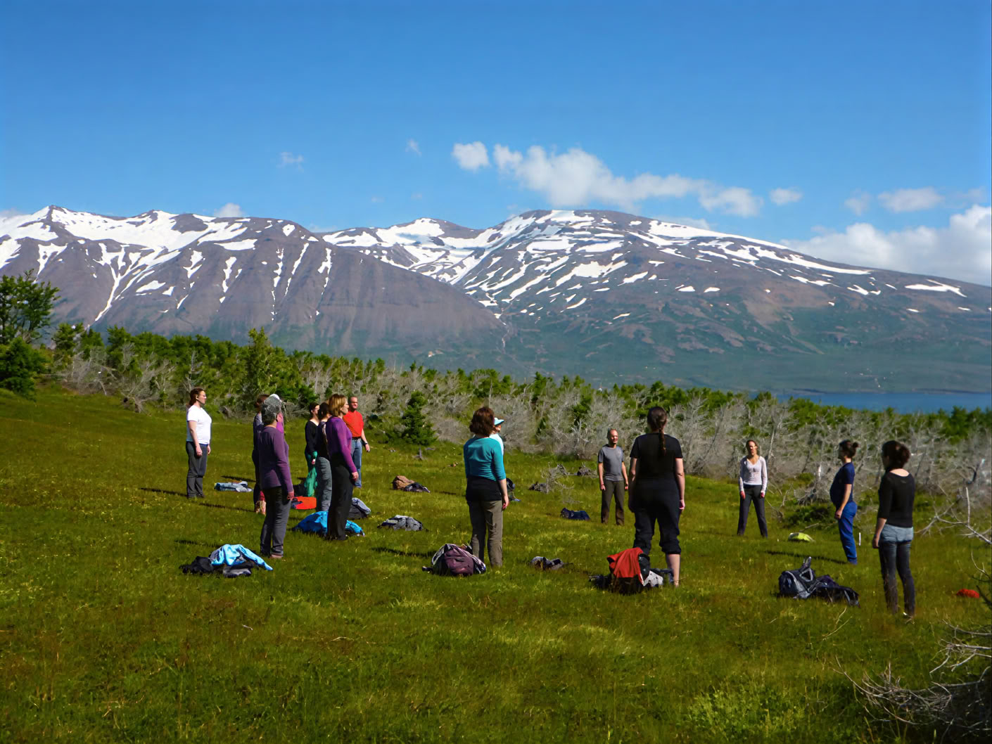 Yoga- och vandringsretreat under midnattssolen på Island – datum 2025