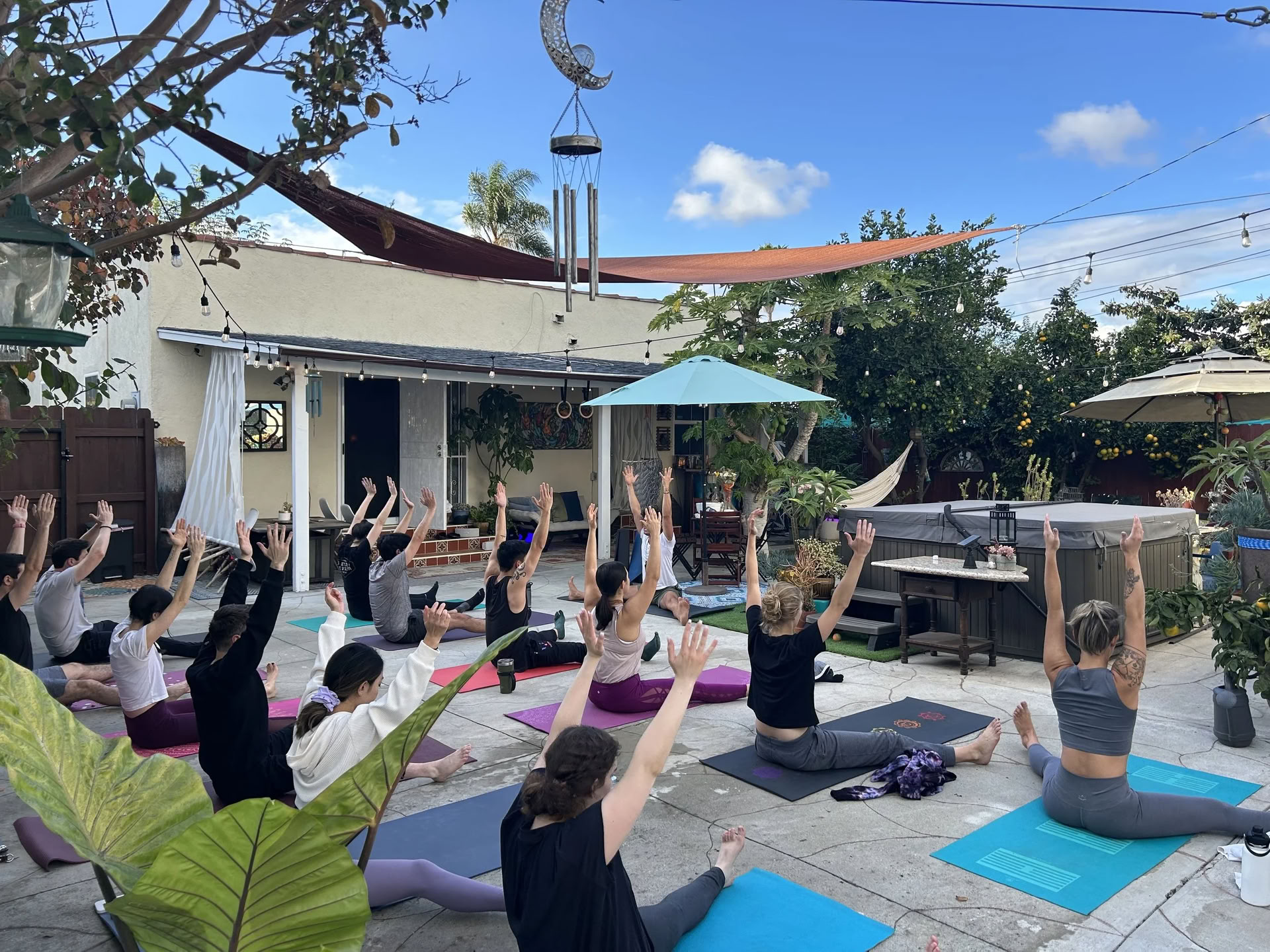 Gemensam yogaklass