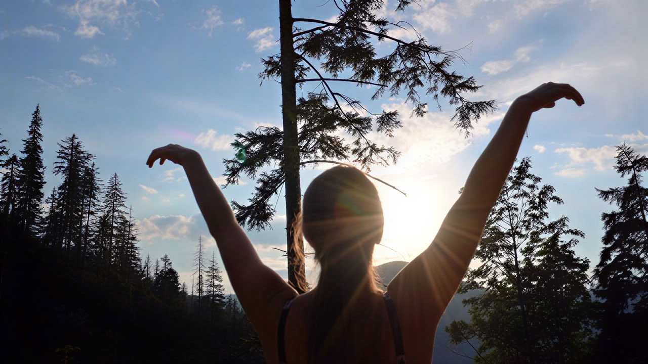 Avslappnande och ljuvligt sommar-yogaretreat