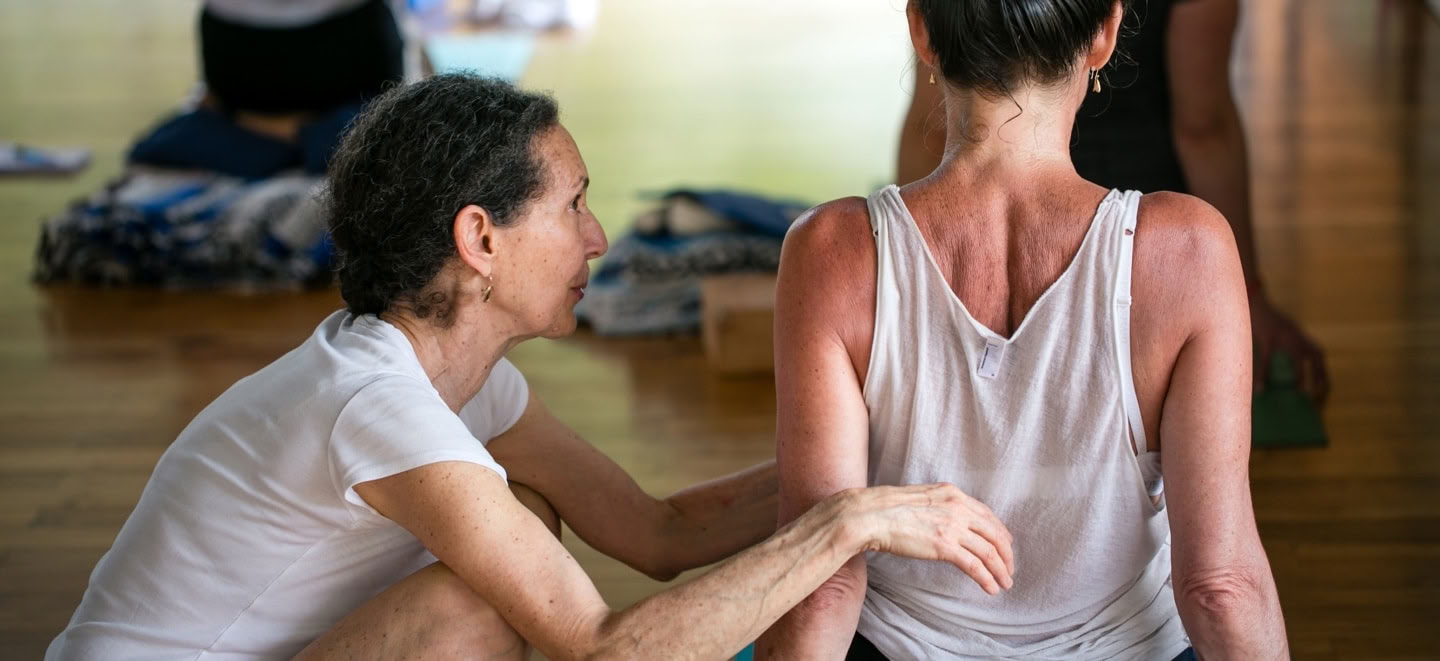 Iyengar-yogaretreat med Genny Kapuler
