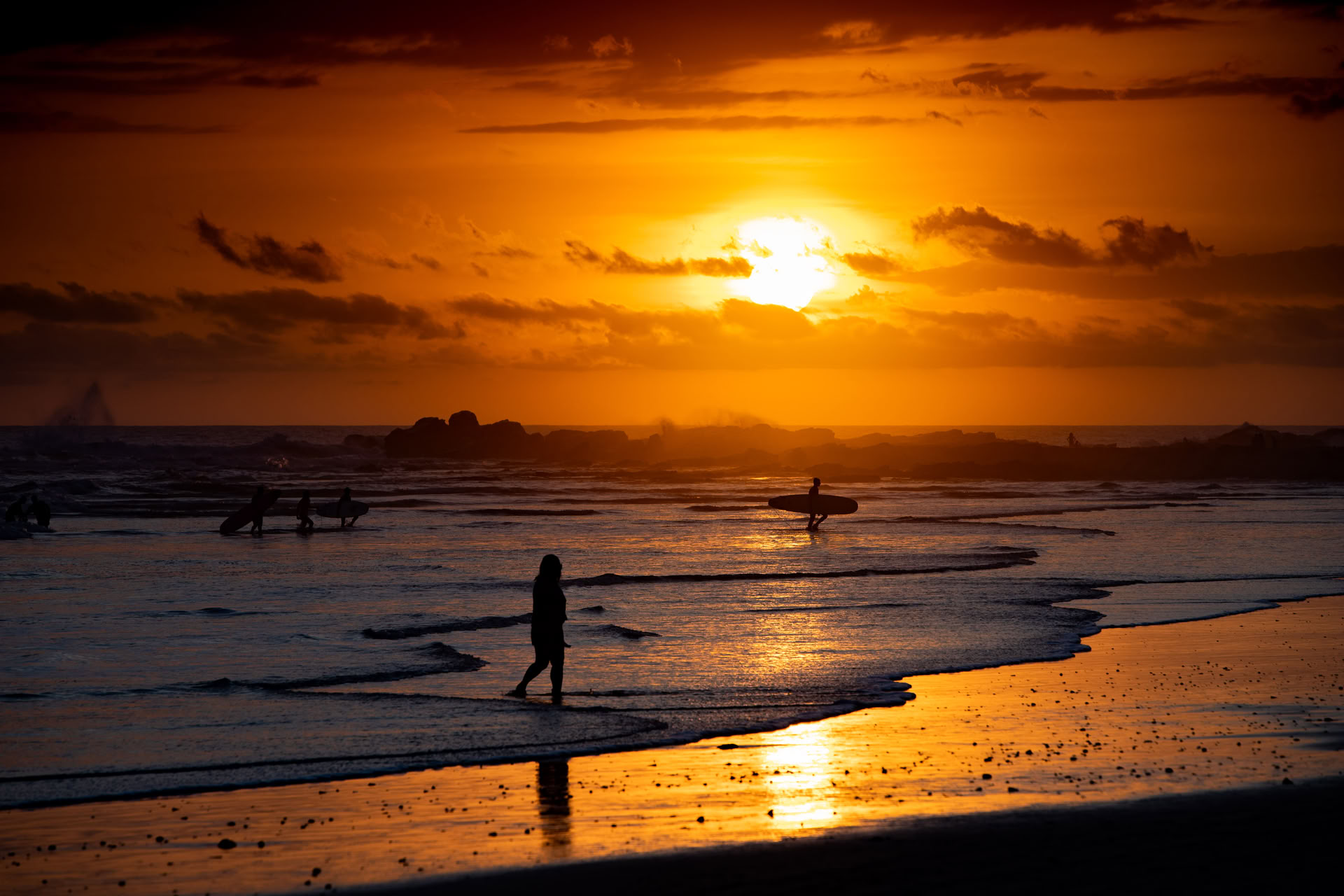 Surfing i Nosara